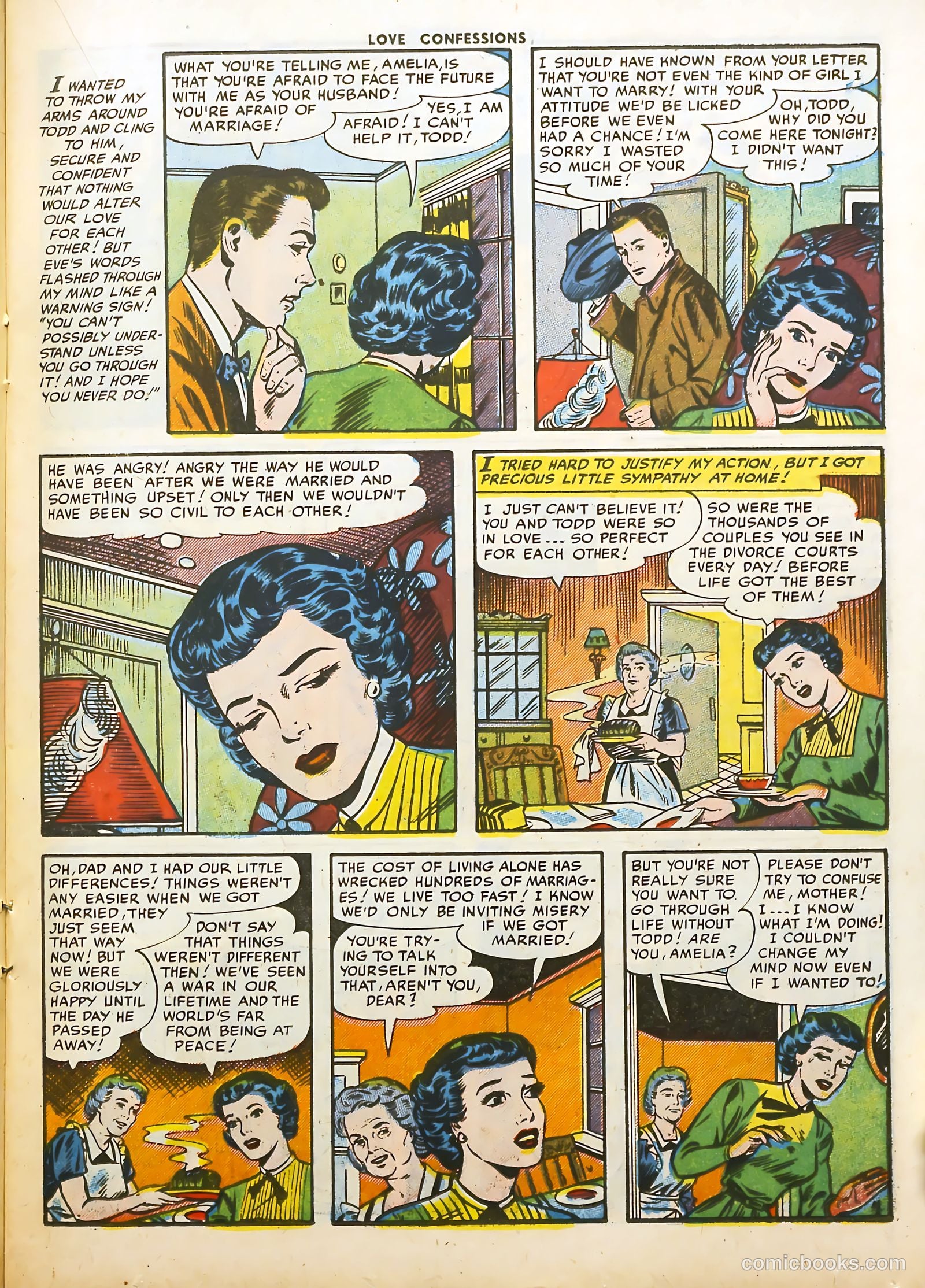 Love Confessions #47 (1956) — page 15 of 36