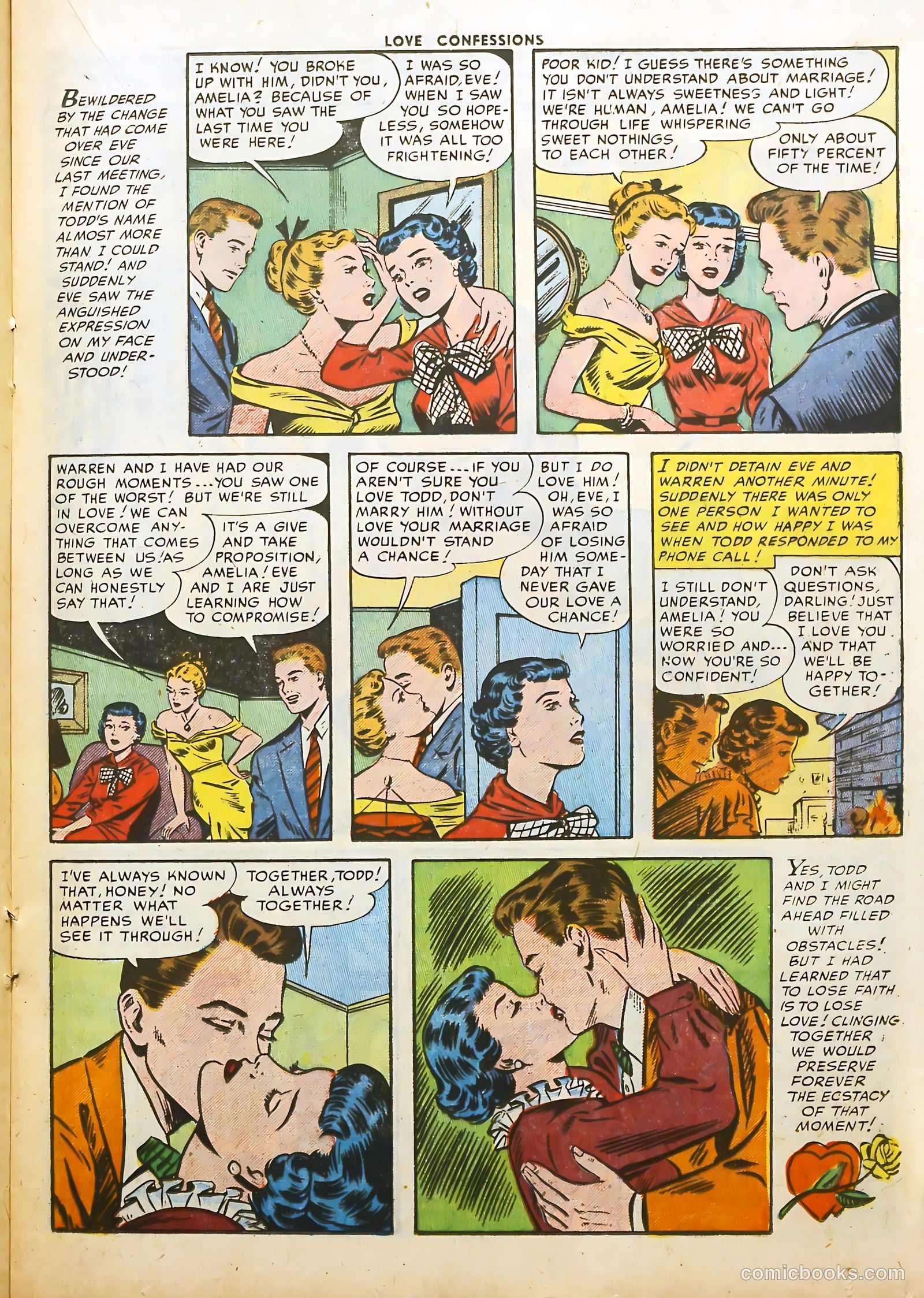 Love Confessions #47 (1956) — page 17 of 36