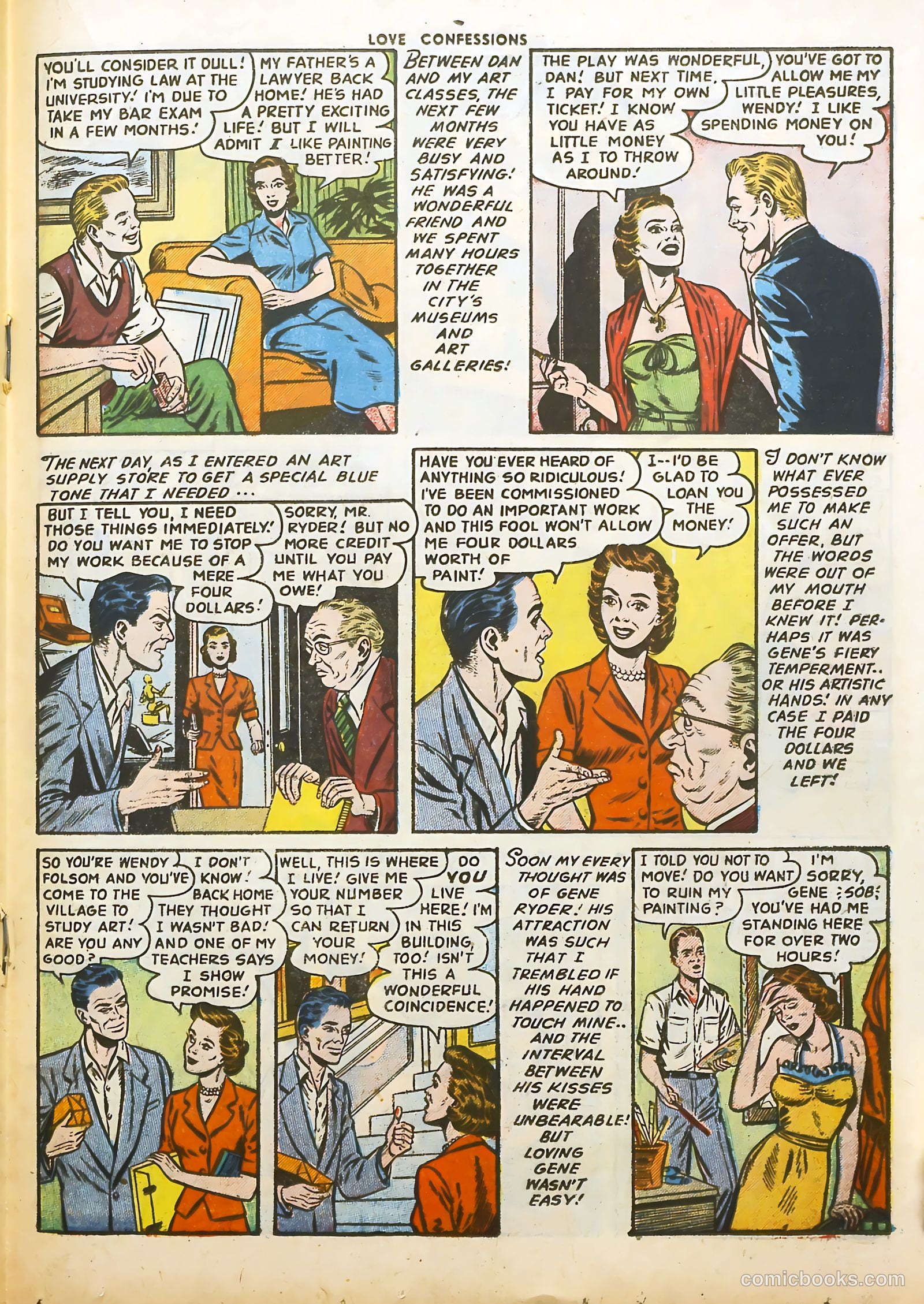 Love Confessions #47 (1956) — page 19 of 36