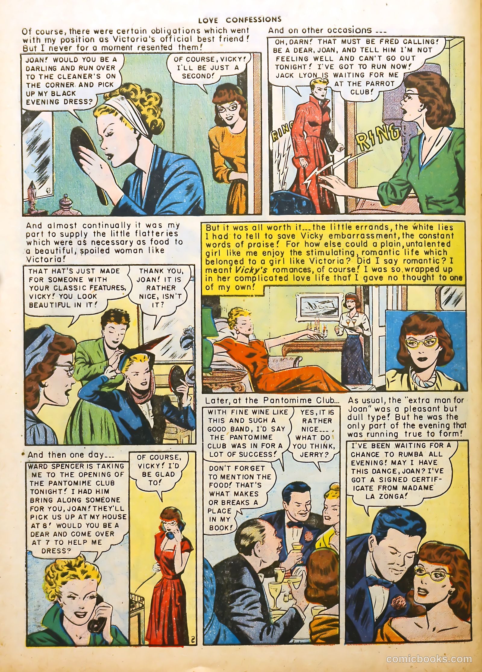 Love Confessions #47 (1956) — page 28 of 36