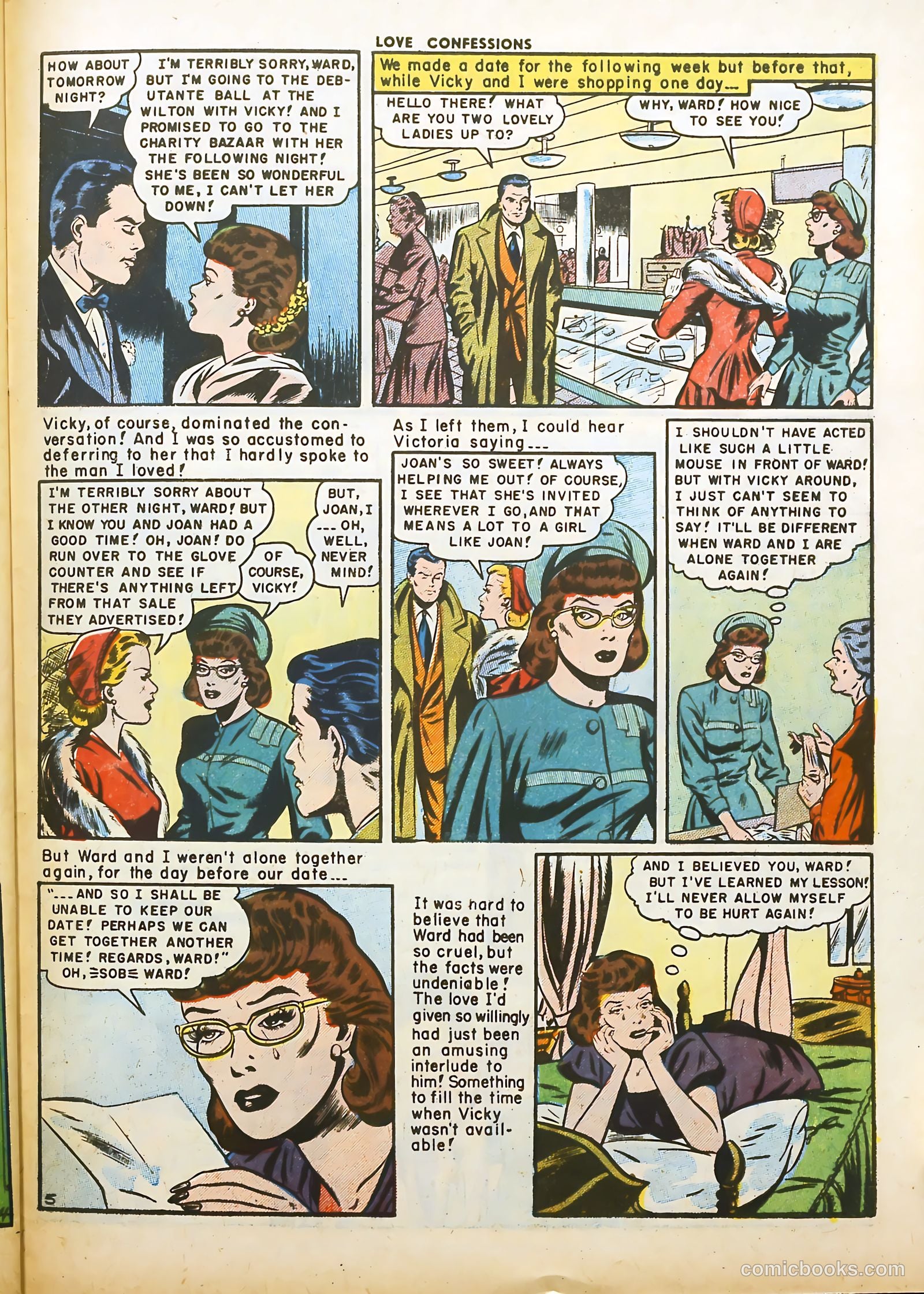 Love Confessions #47 (1956) — page 31 of 36