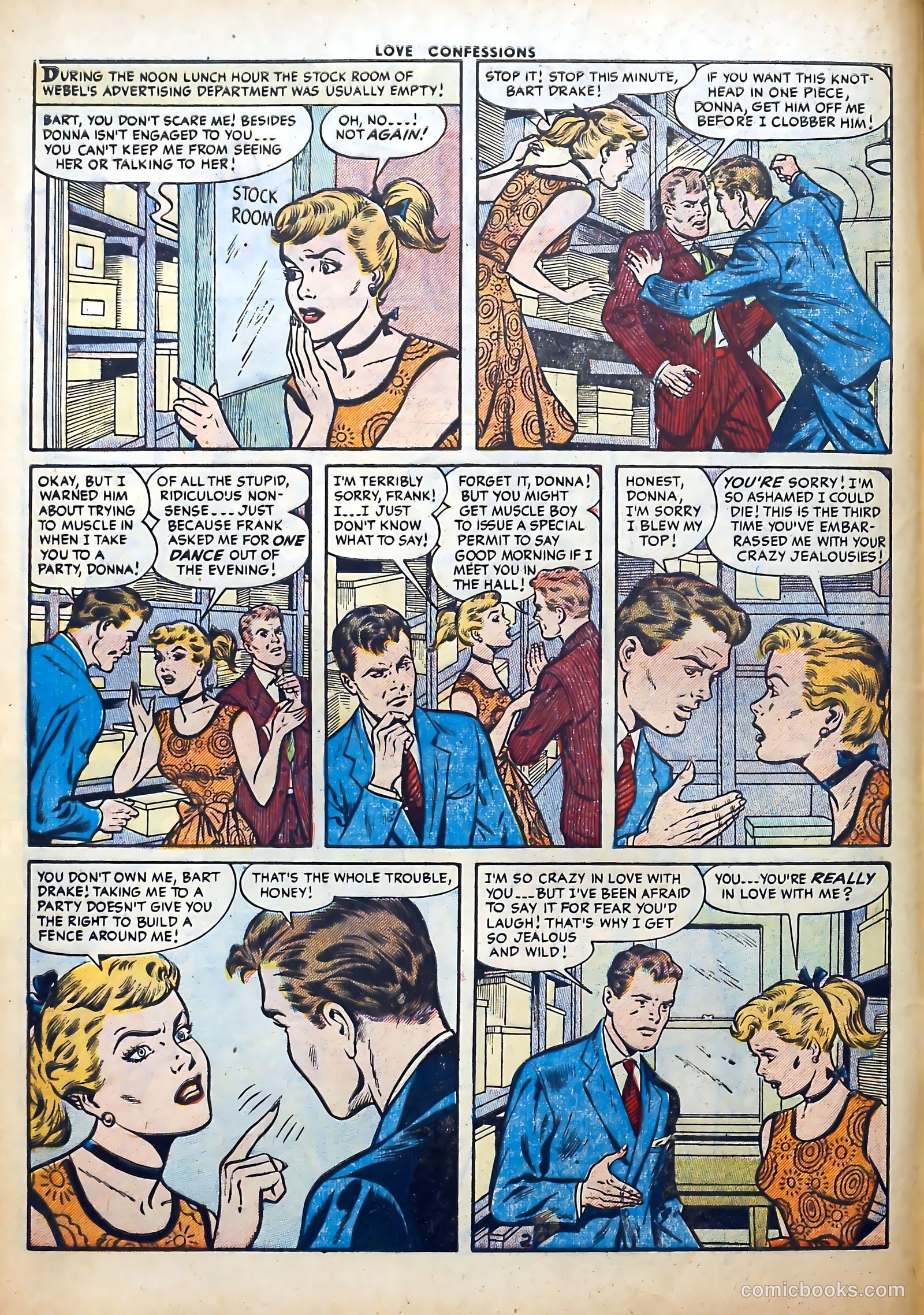 Love Confessions #48 (1956) — page 4 of 36