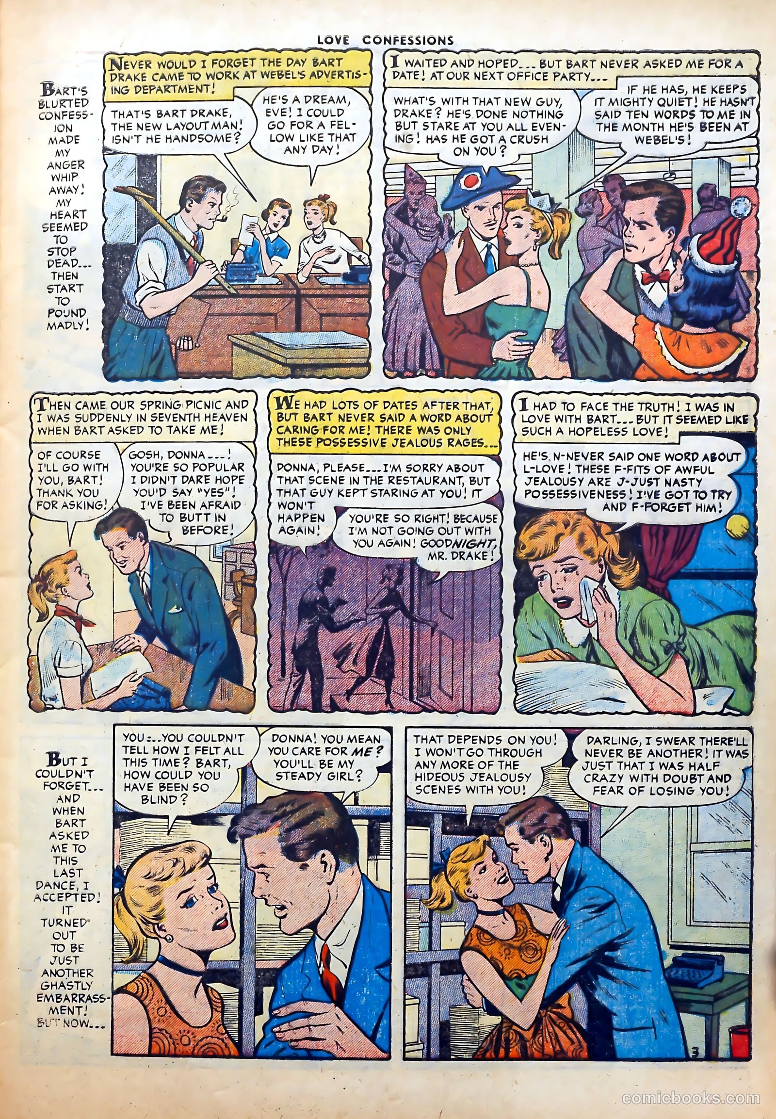 Love Confessions #48 (1956) — page 5 of 36