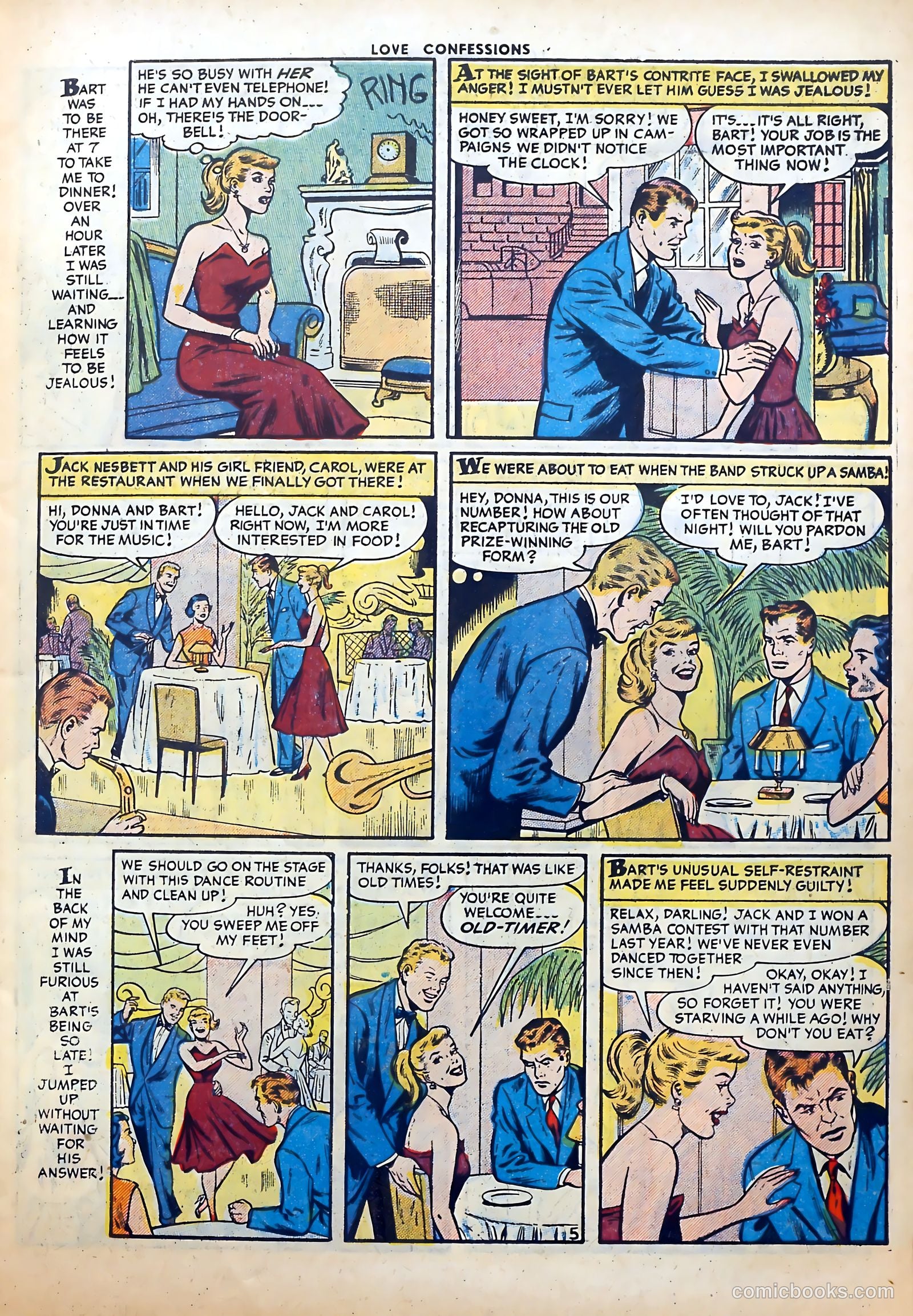 Love Confessions #48 (1956) — page 7 of 36