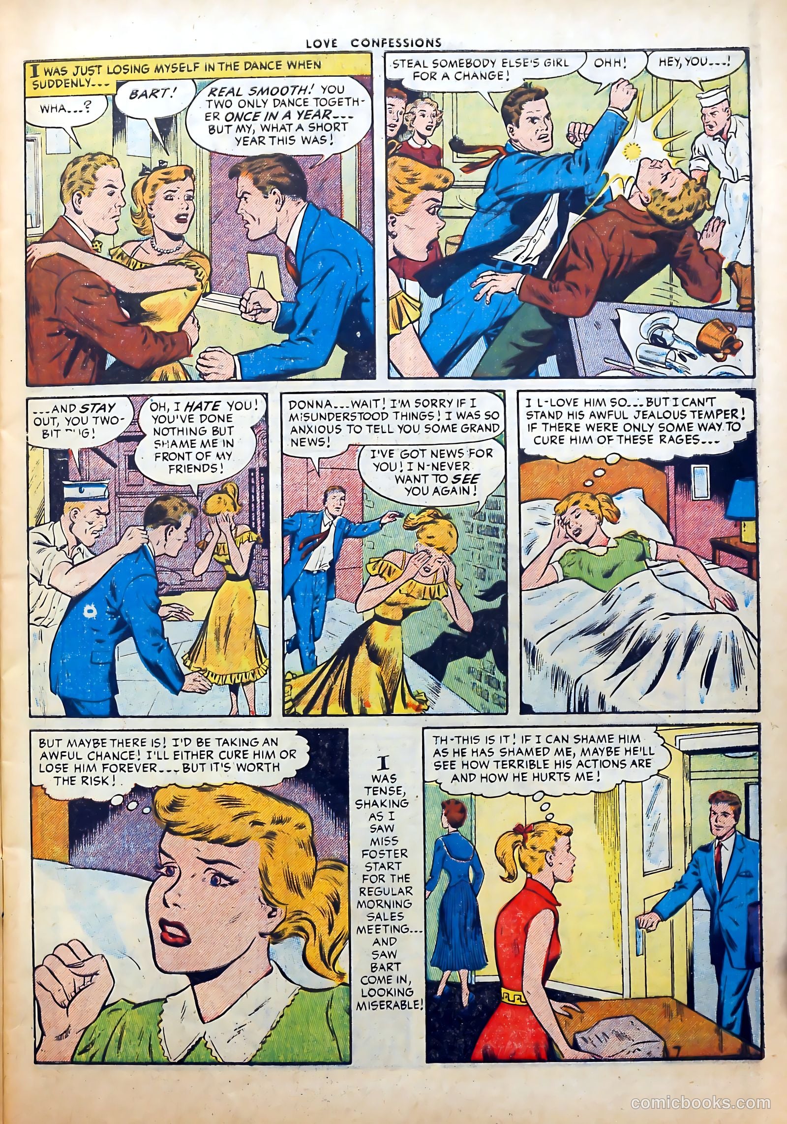 Love Confessions #48 (1956) — page 9 of 36