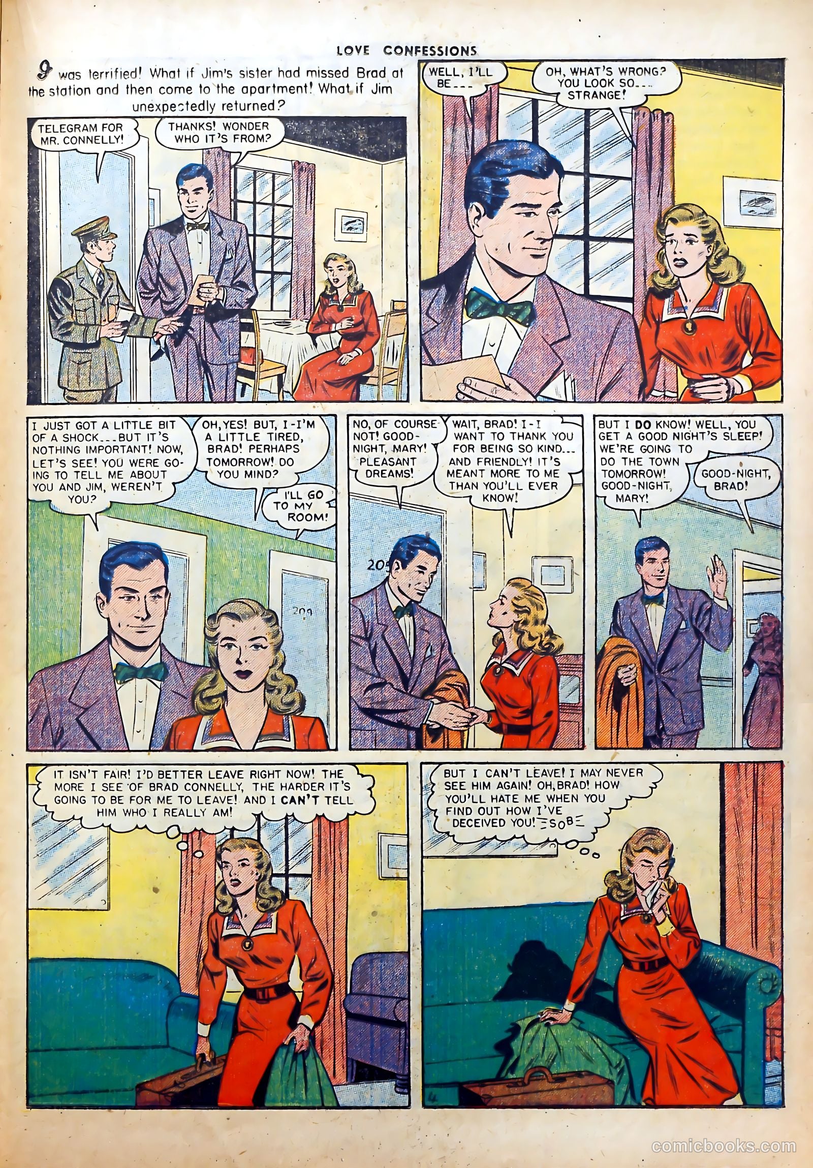 Love Confessions #48 (1956) — page 21 of 36