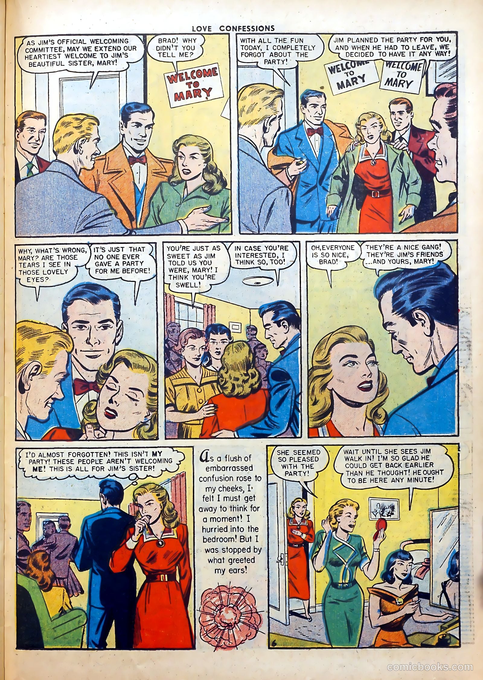 Love Confessions #48 (1956) — page 23 of 36
