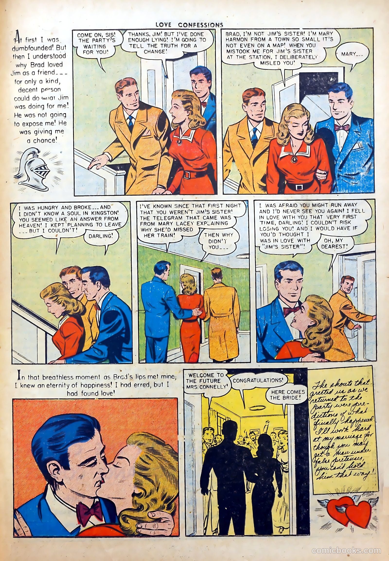 Love Confessions #48 (1956) — page 25 of 36