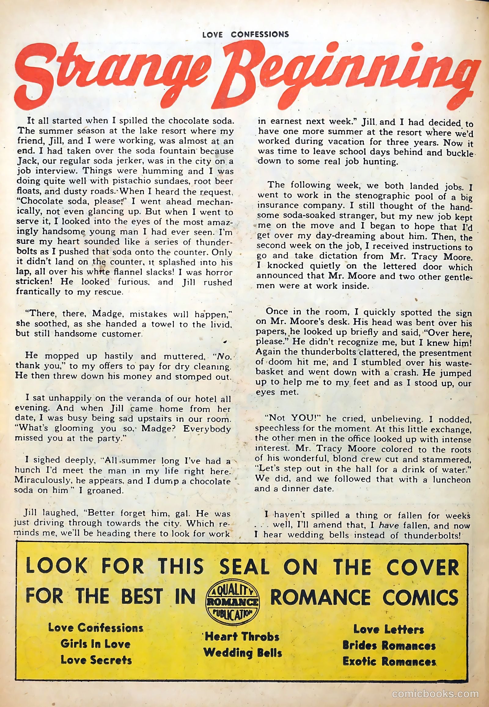 Love Confessions #48 (1956) — page 26 of 36