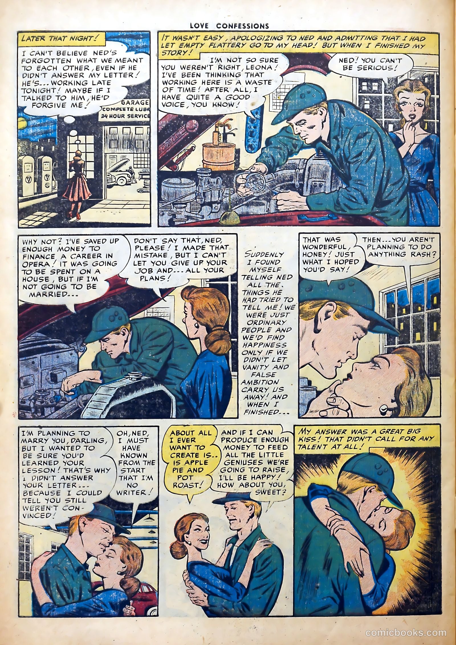Love Confessions #48 (1956) — page 32 of 36
