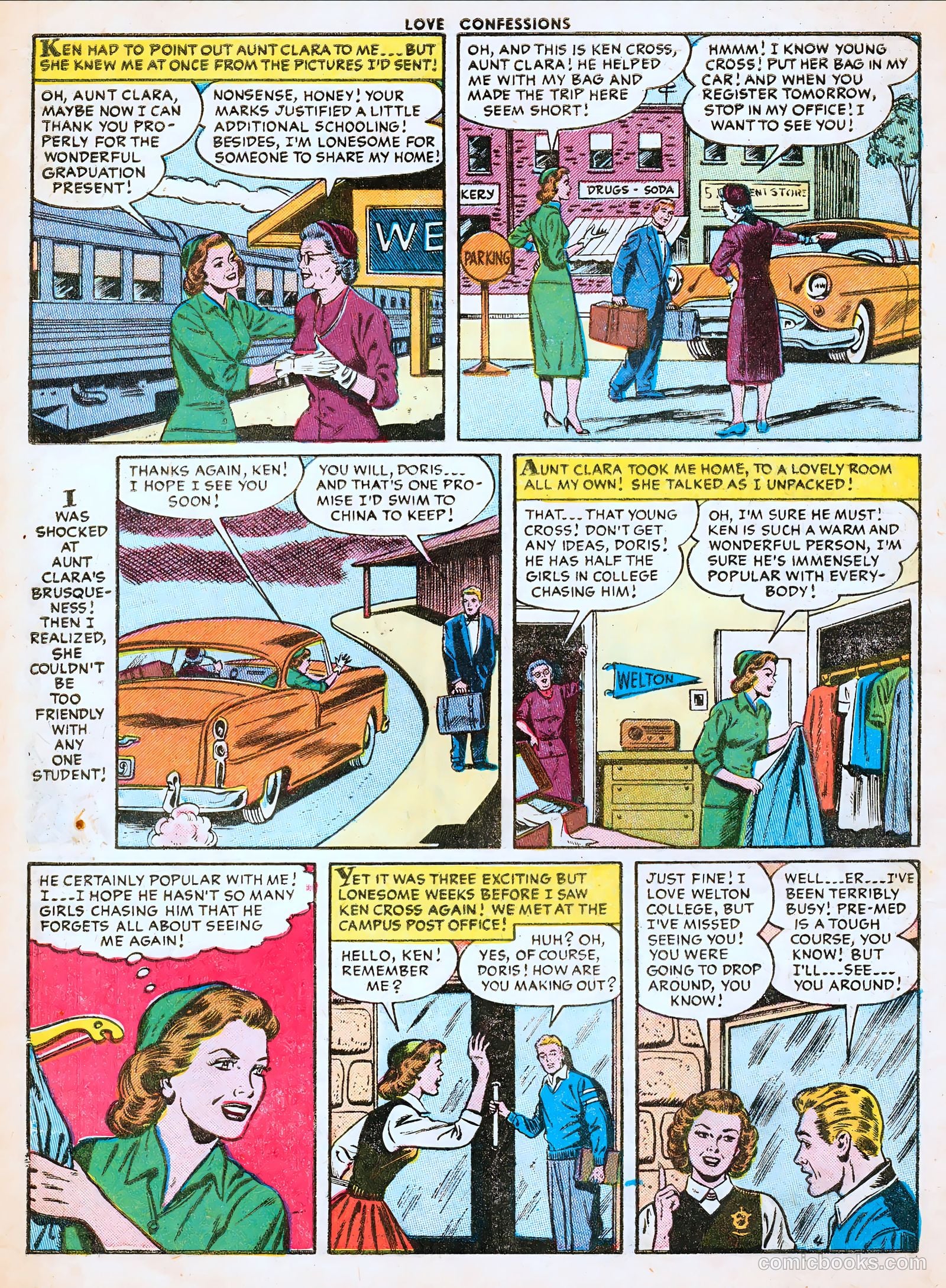 Love Confessions #49 (1956) — page 6 of 36