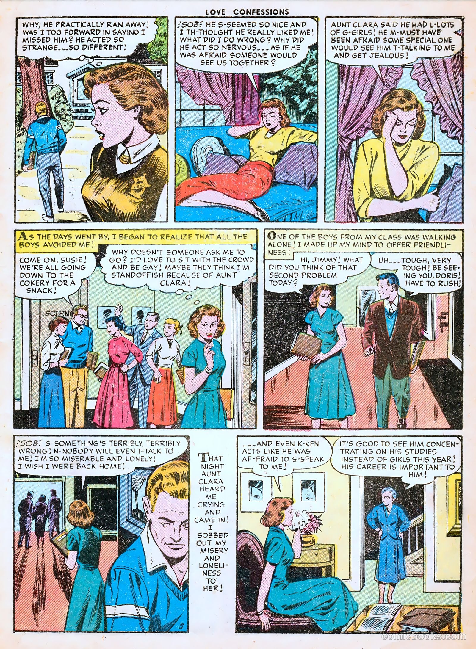 Love Confessions #49 (1956) — page 7 of 36