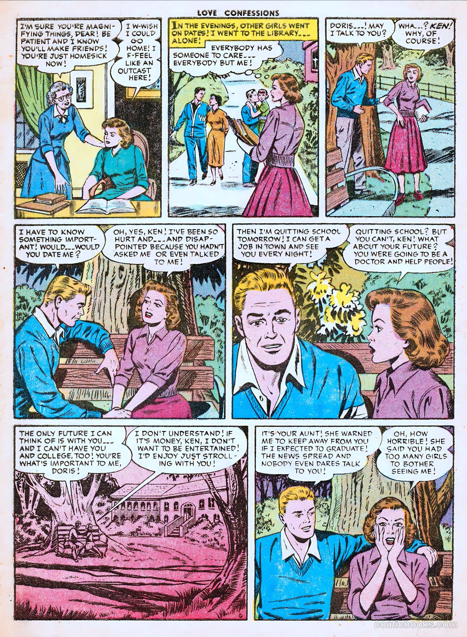Love Confessions #49 (1956) — page 8 of 36