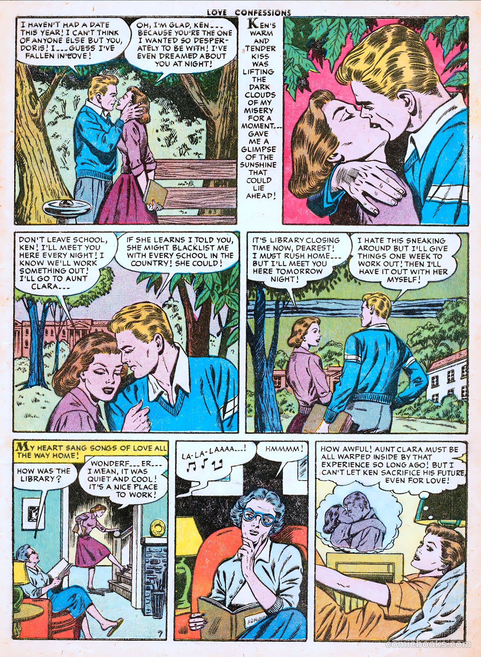 Love Confessions #49 (1956) — page 9 of 36