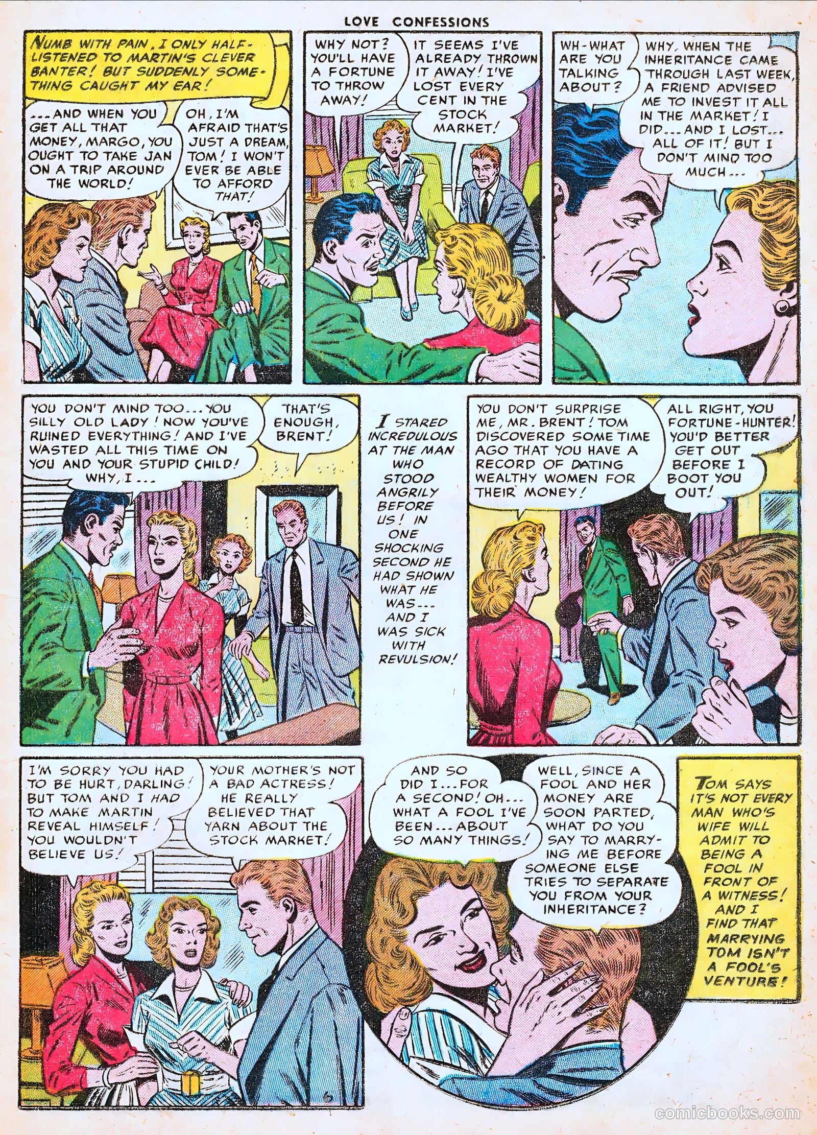 Love Confessions #49 (1956) — page 17 of 36