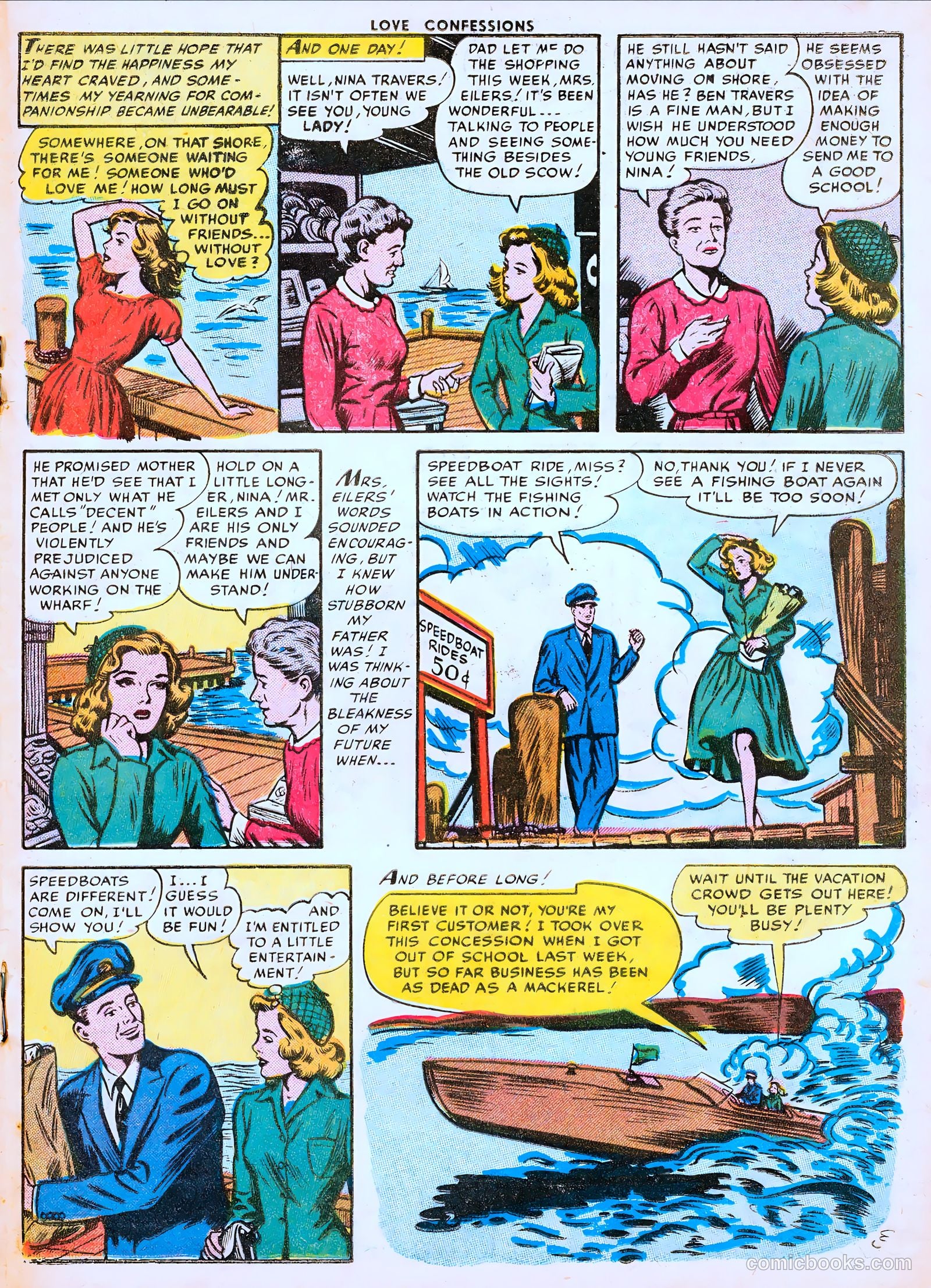 Love Confessions #49 (1956) — page 19 of 36