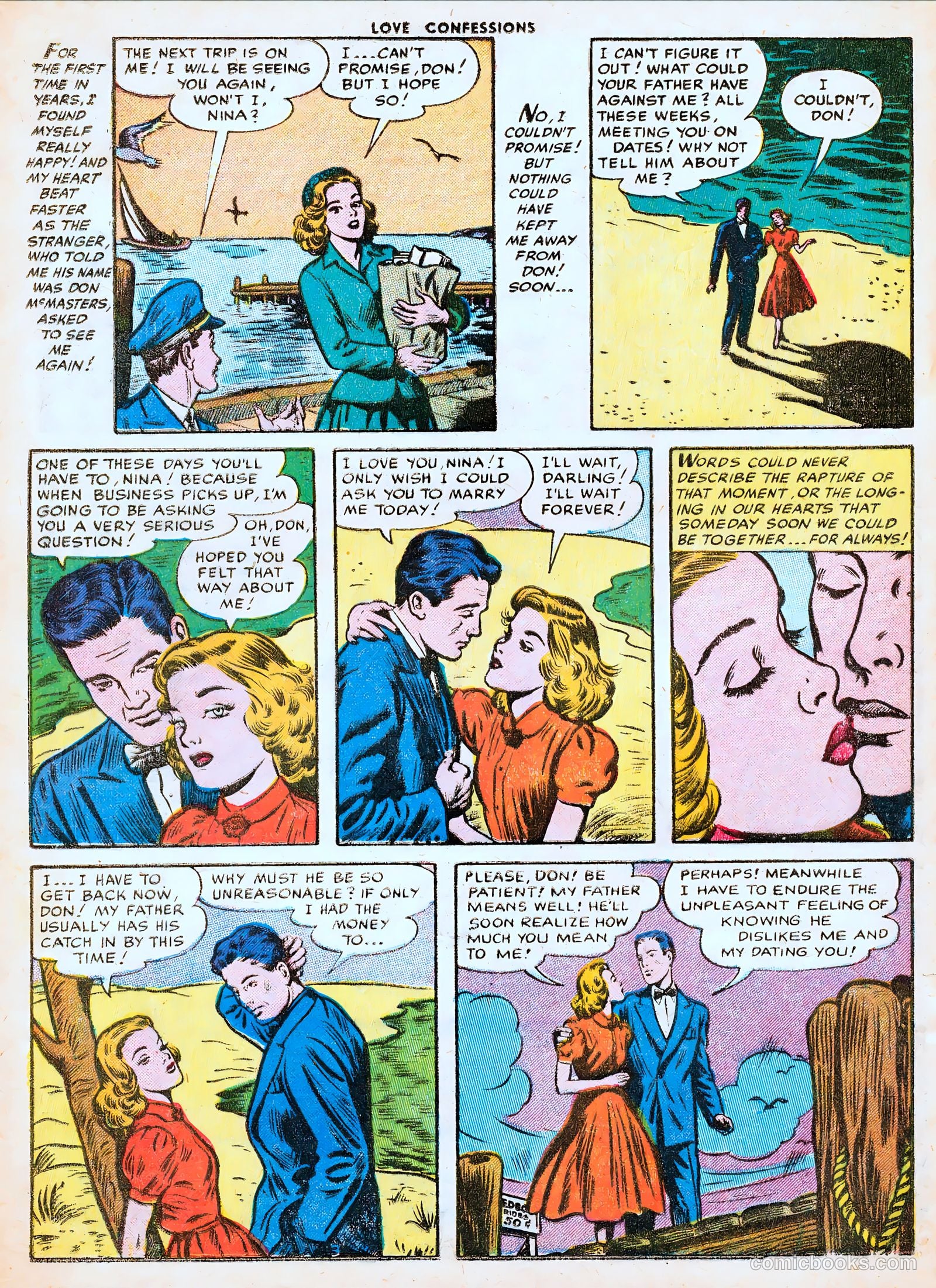 Love Confessions #49 (1956) — page 20 of 36