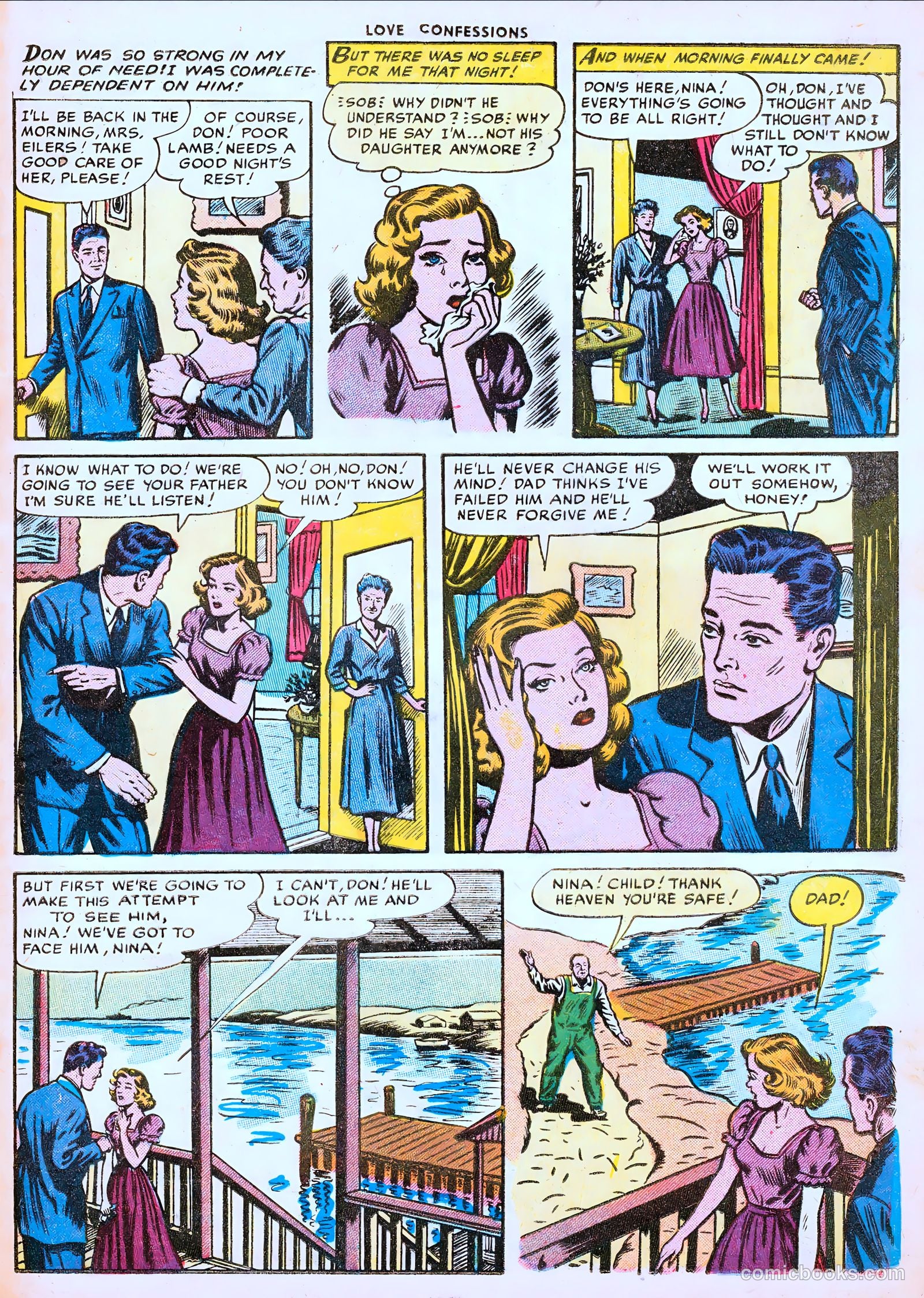 Love Confessions #49 (1956) — page 23 of 36