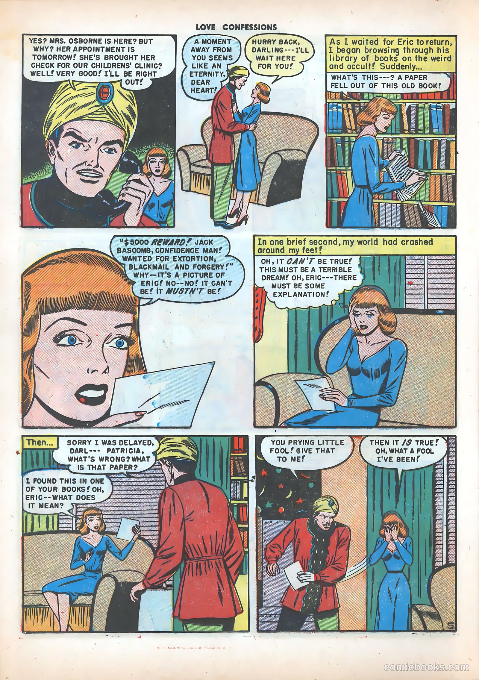 Love Confessions #5 (1950) — page 16 of 36