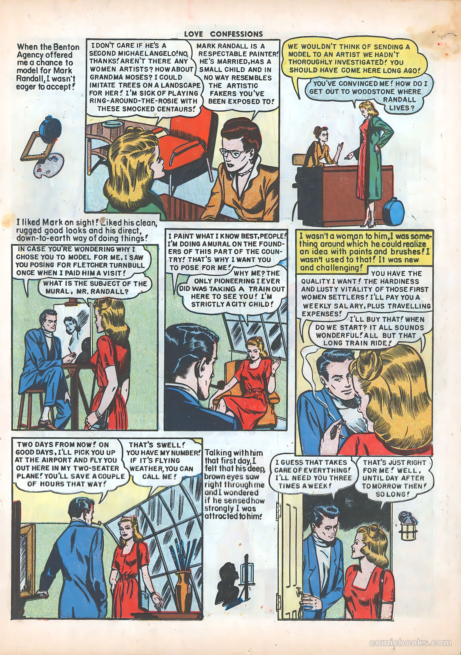 Love Confessions #5 (1950) — page 19 of 36