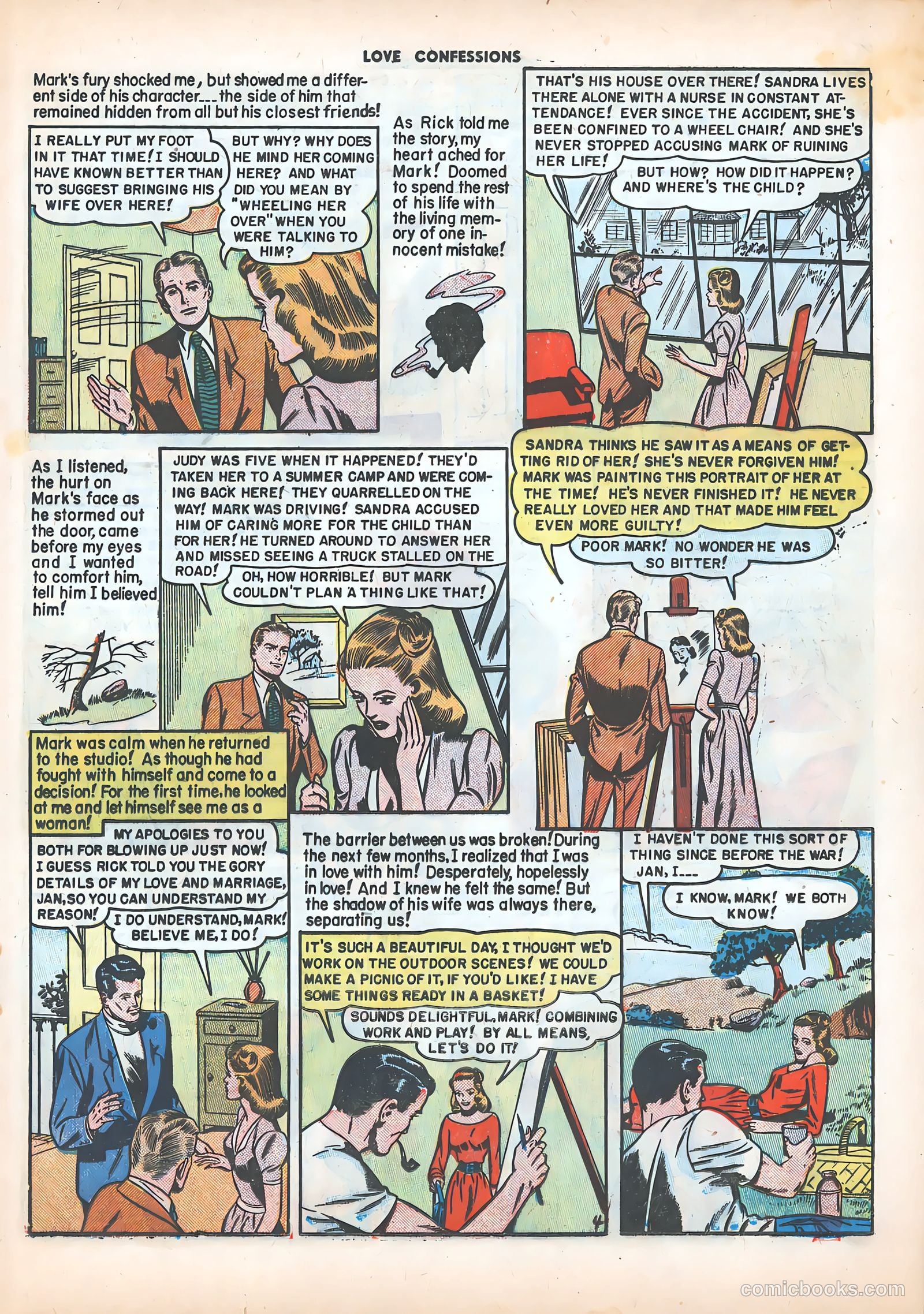 Love Confessions #5 (1950) — page 21 of 36