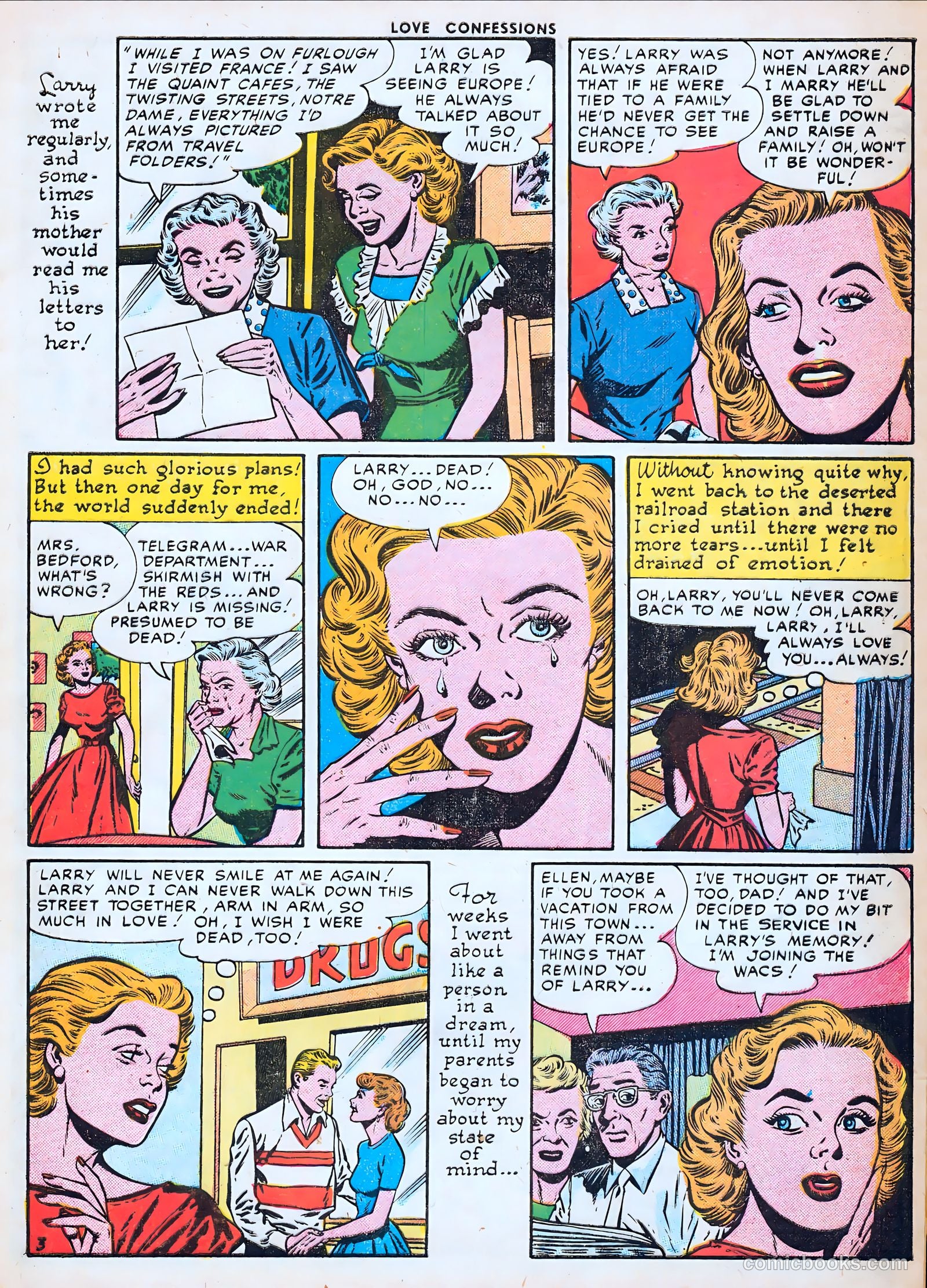 Love Confessions #50 (1956) — page 5 of 36