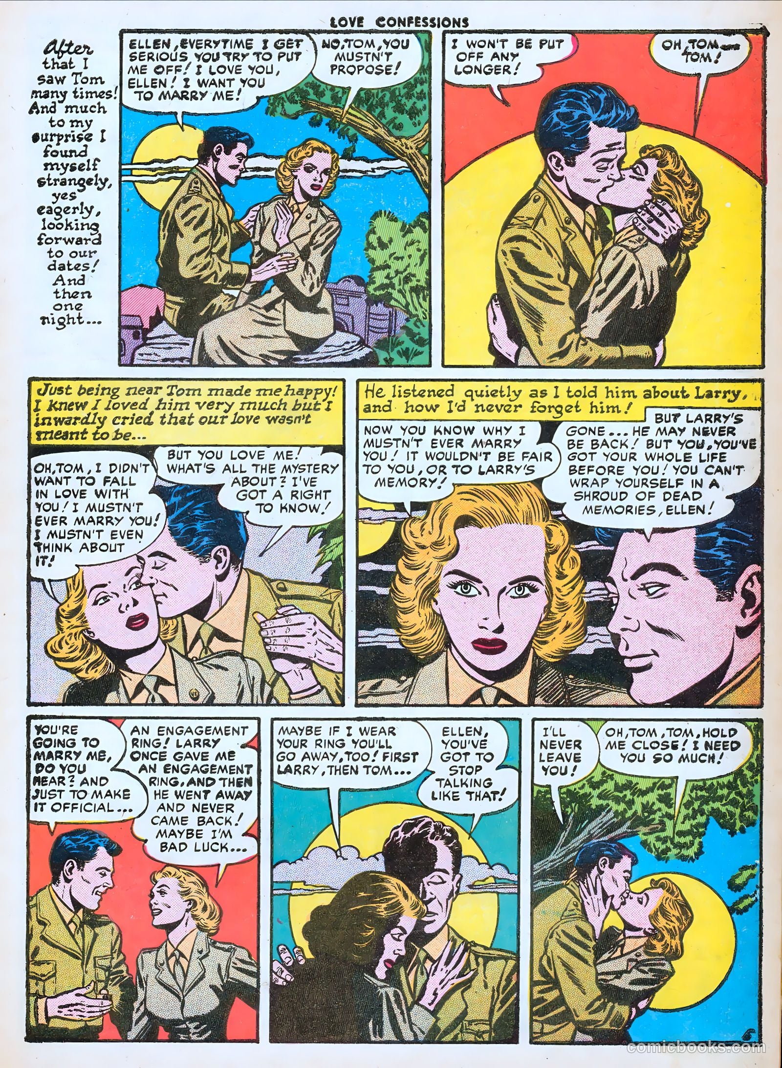 Love Confessions #50 (1956) — page 7 of 36