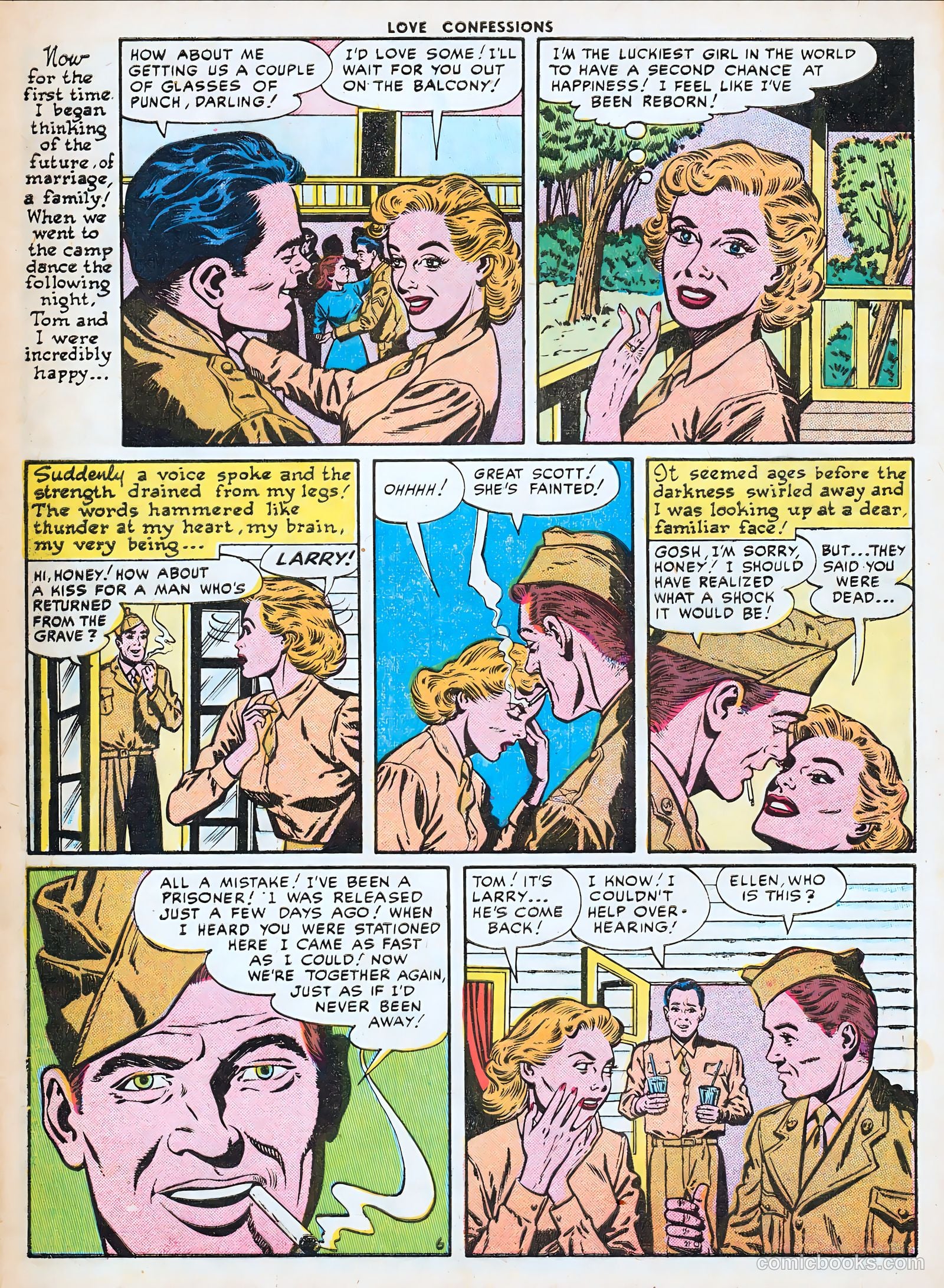 Love Confessions #50 (1956) — page 8 of 36