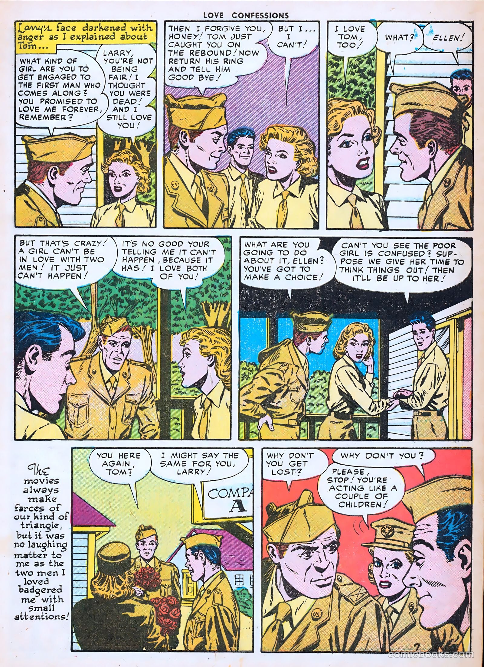 Love Confessions #50 (1956) — page 9 of 36