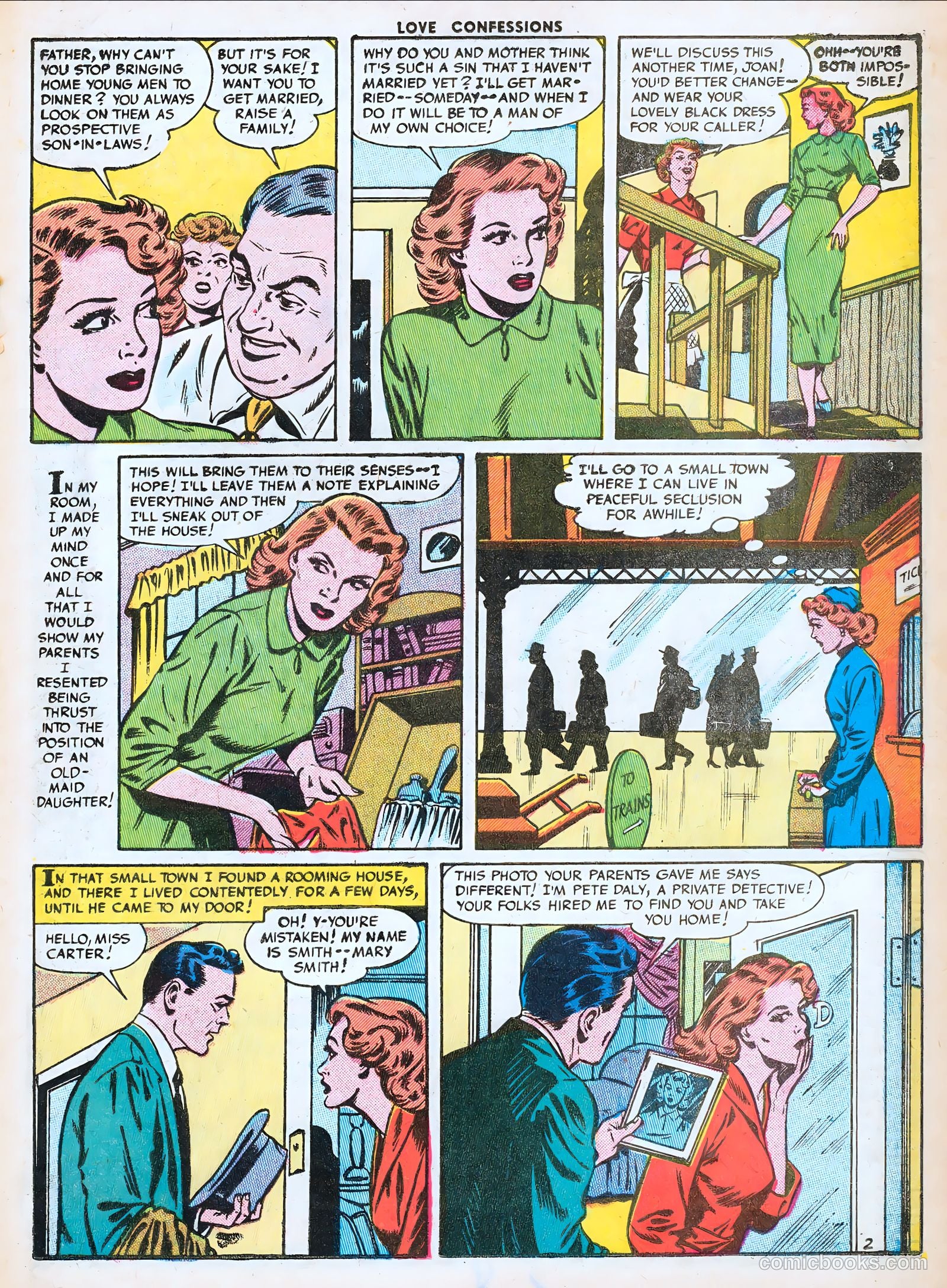 Love Confessions #50 (1956) — page 19 of 36