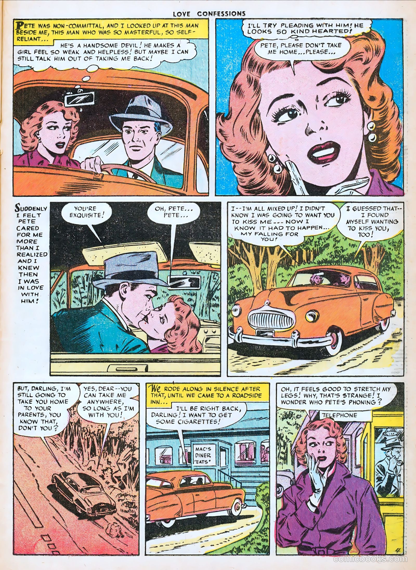 Love Confessions #50 (1956) — page 21 of 36