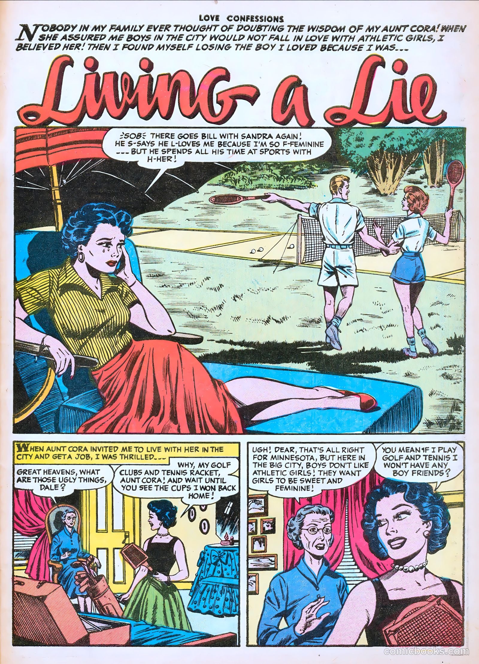 Love Confessions #50 (1956) — page 27 of 36