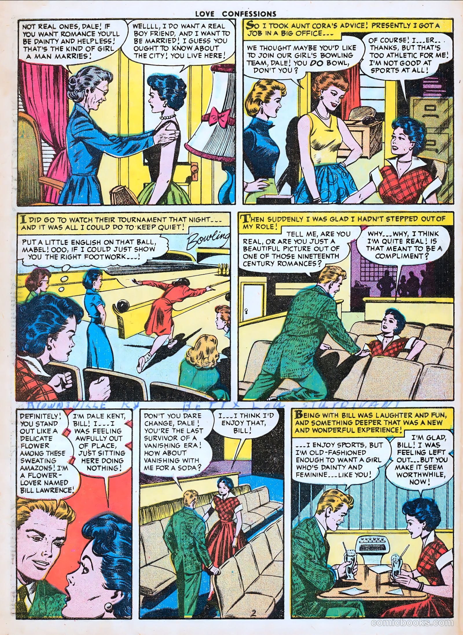 Love Confessions #50 (1956) — page 28 of 36