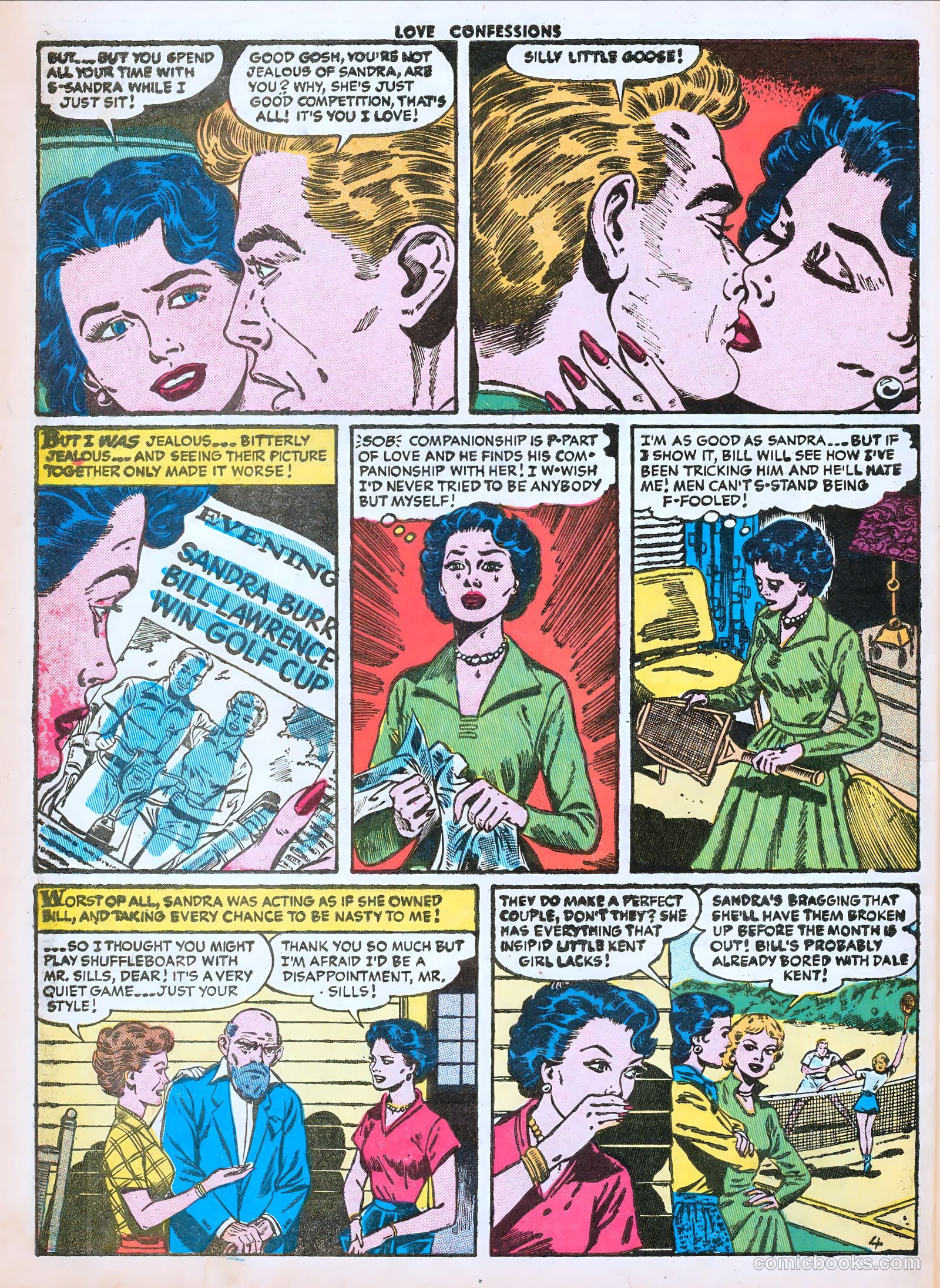 Love Confessions #50 (1956) — page 30 of 36
