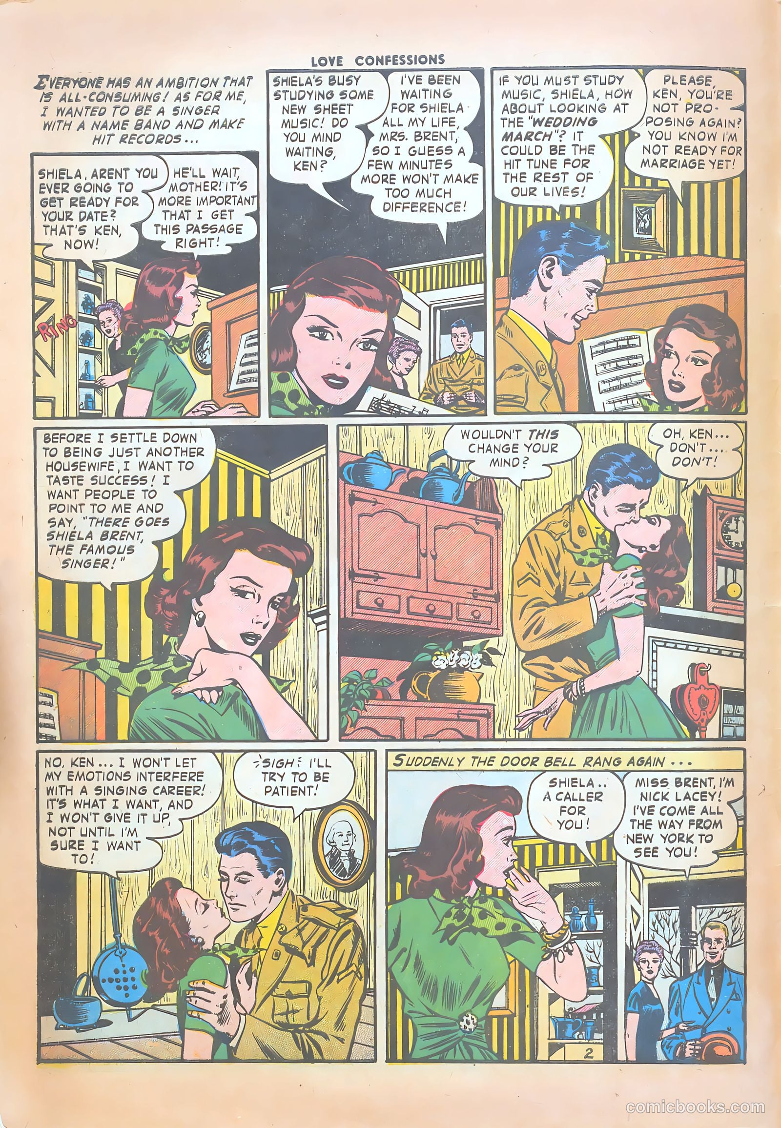 Love Confessions #51 (1956) — page 4 of 36