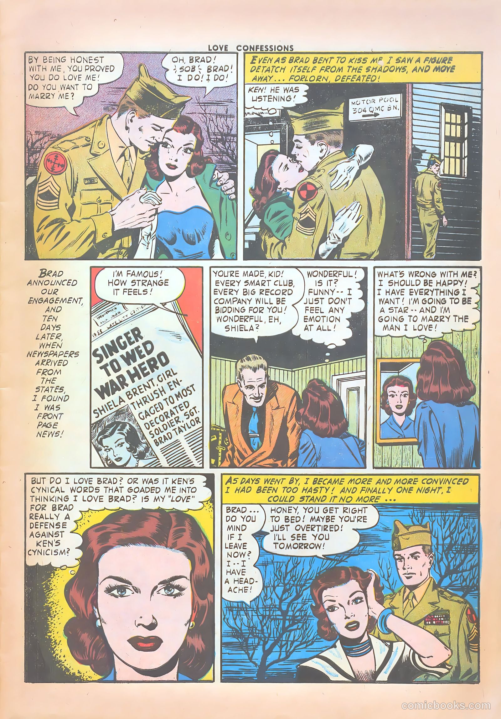 Love Confessions #51 (1956) — page 9 of 36
