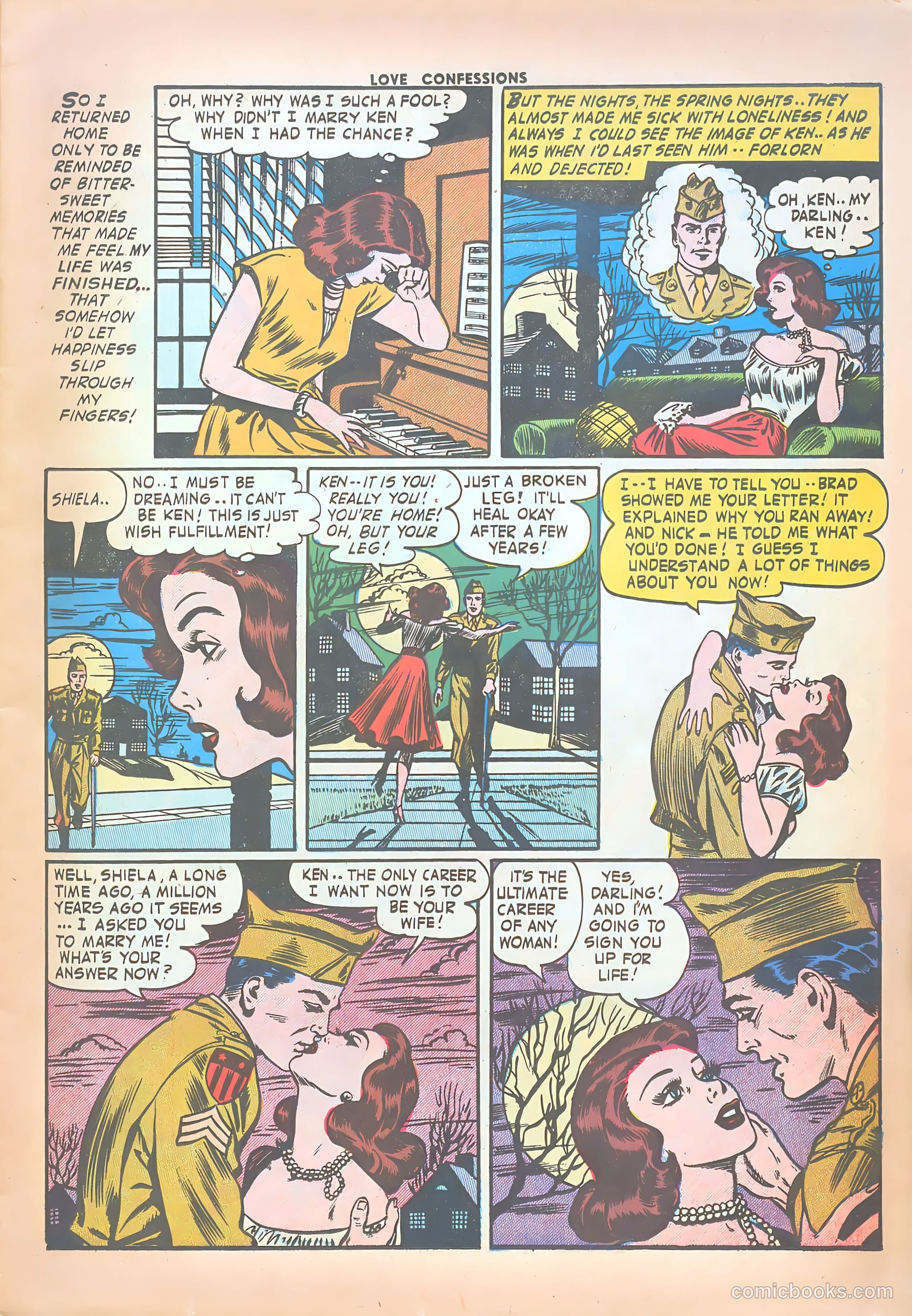 Love Confessions #51 (1956) — page 11 of 36