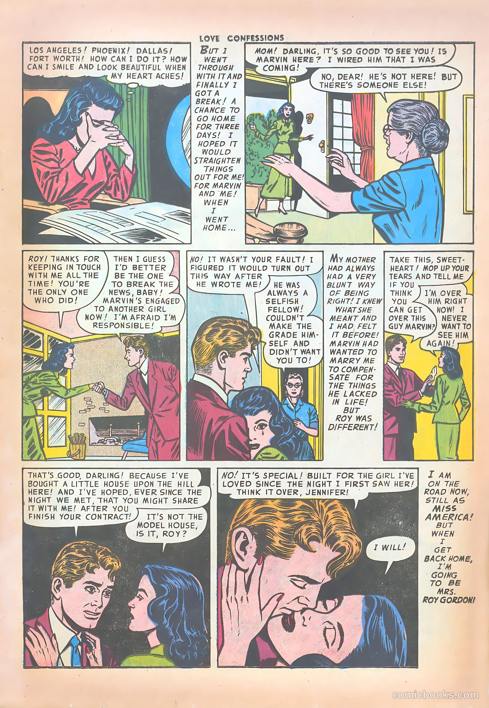 Love Confessions #51 (1956) — page 17 of 36