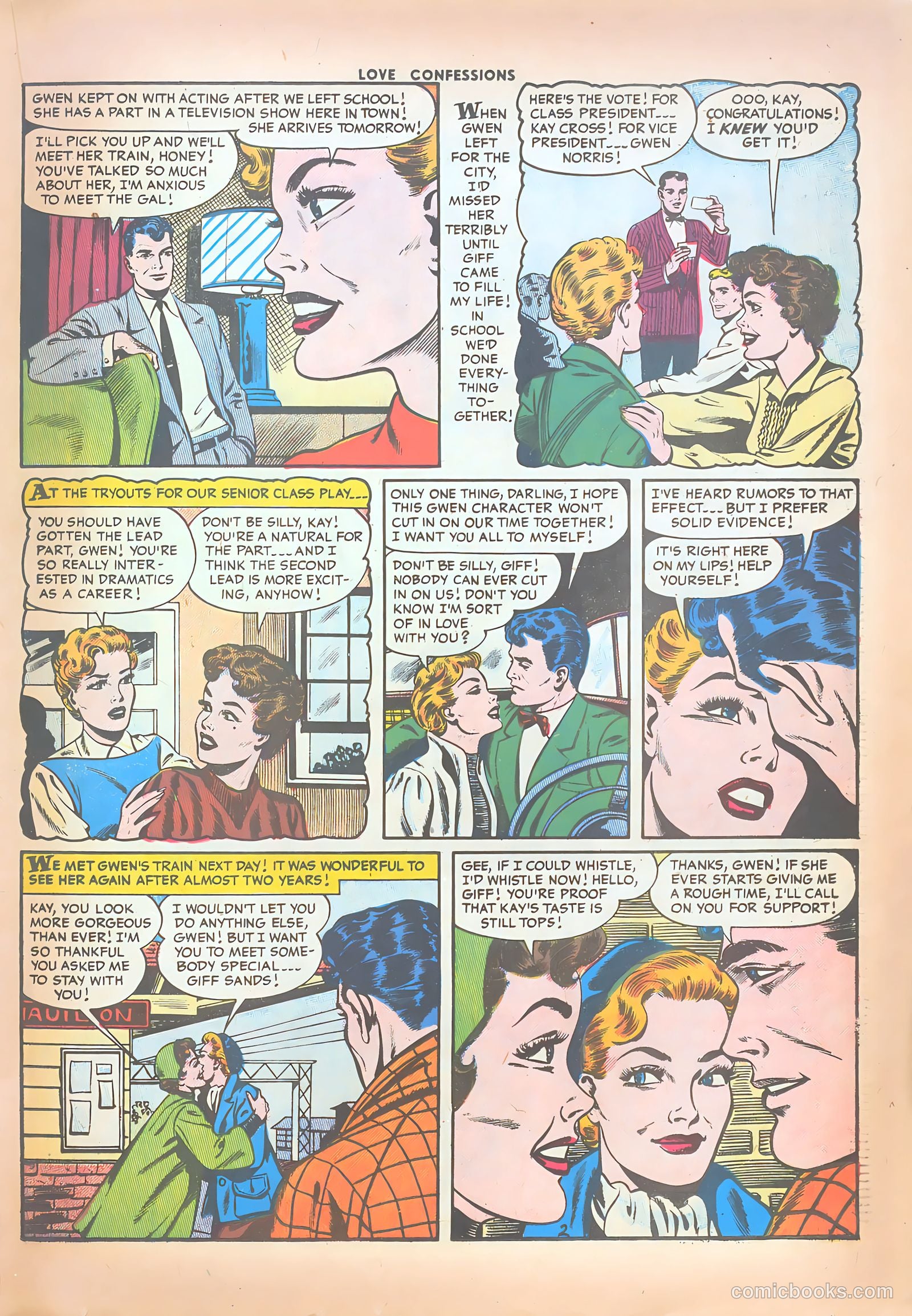 Love Confessions #51 (1956) — page 19 of 36