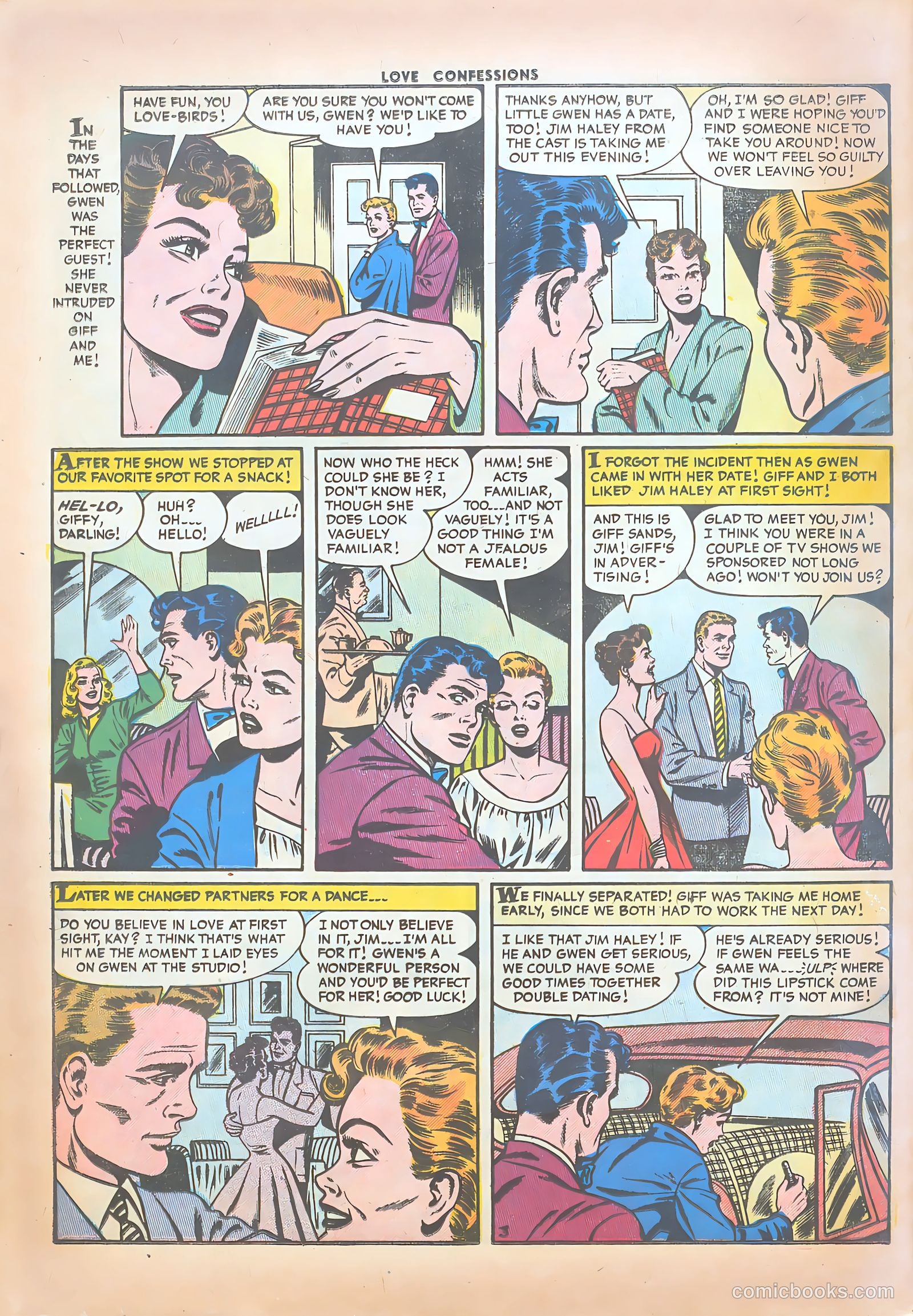 Love Confessions #51 (1956) — page 20 of 36