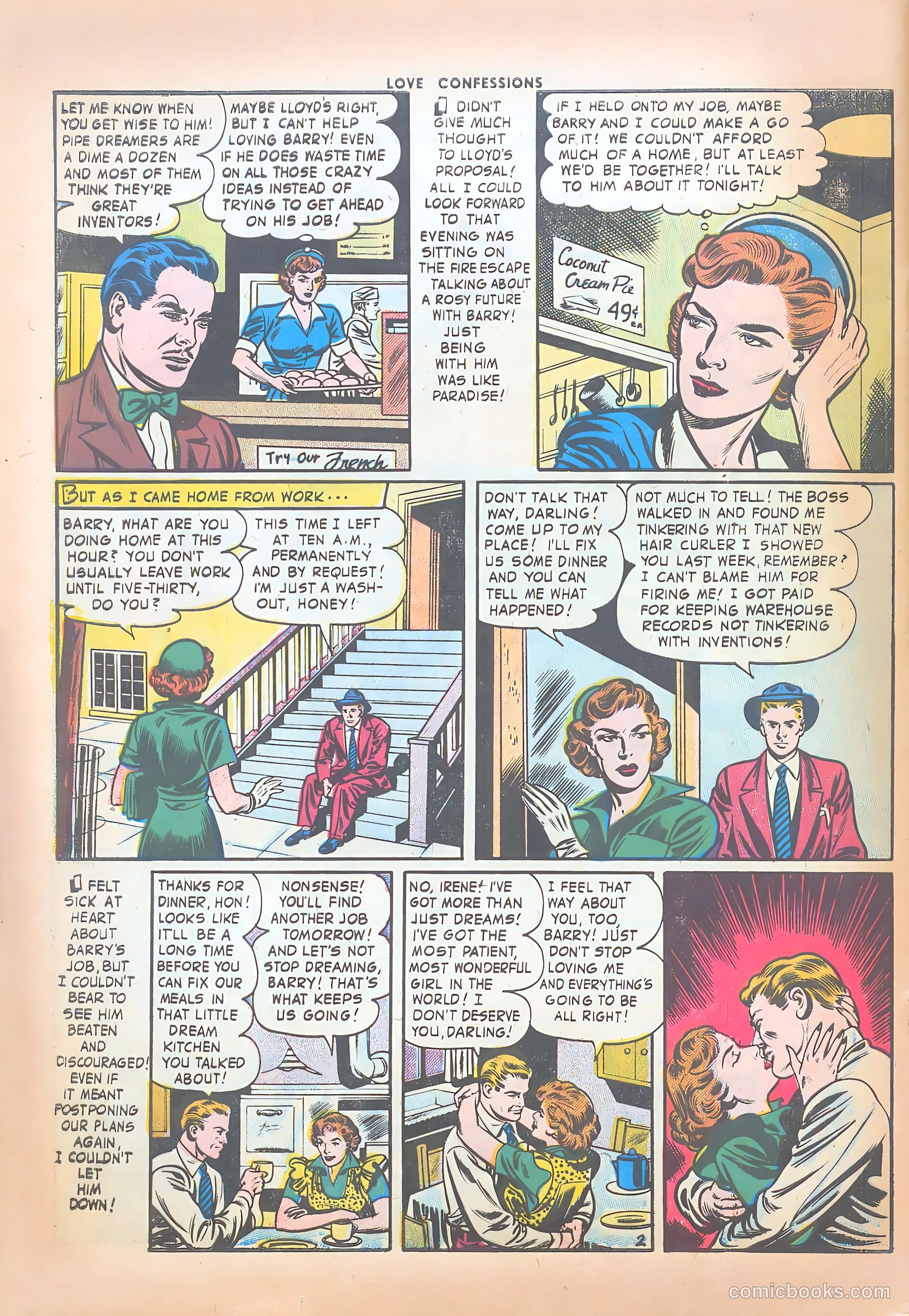 Love Confessions #51 (1956) — page 28 of 36