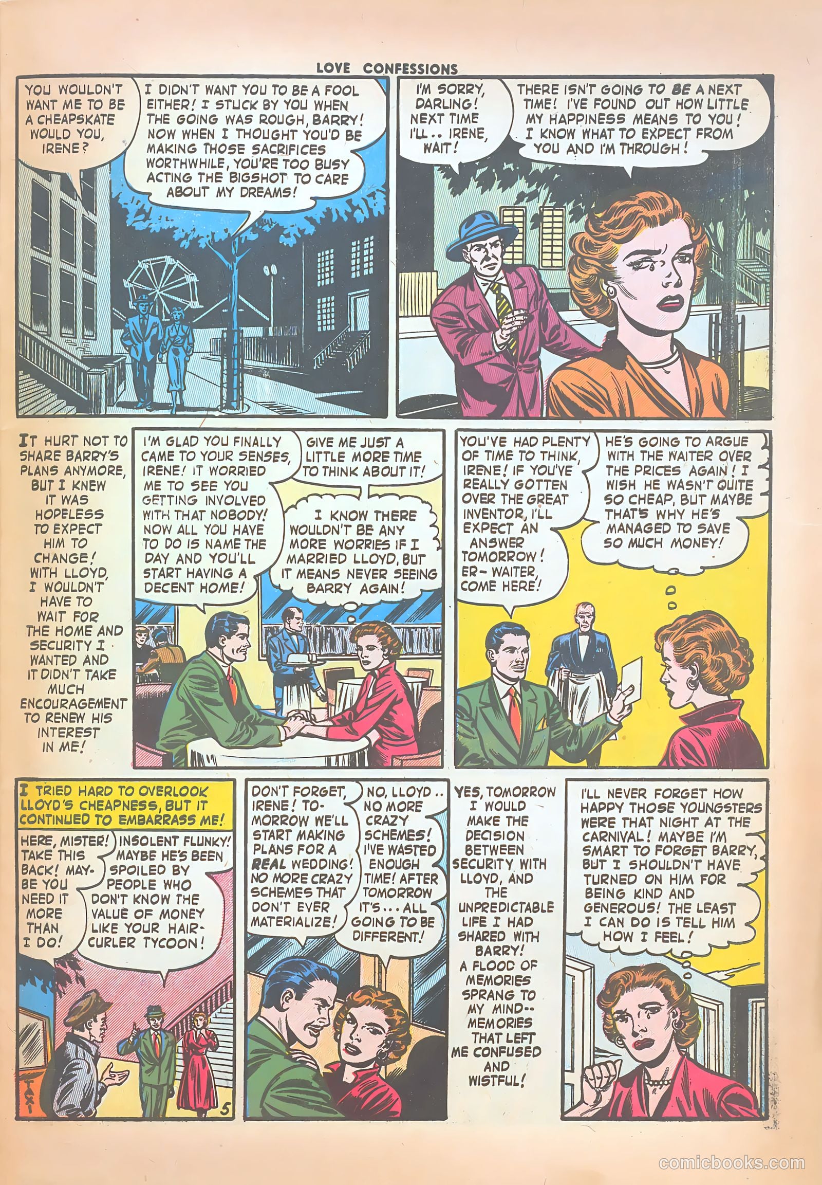 Love Confessions #51 (1956) — page 31 of 36