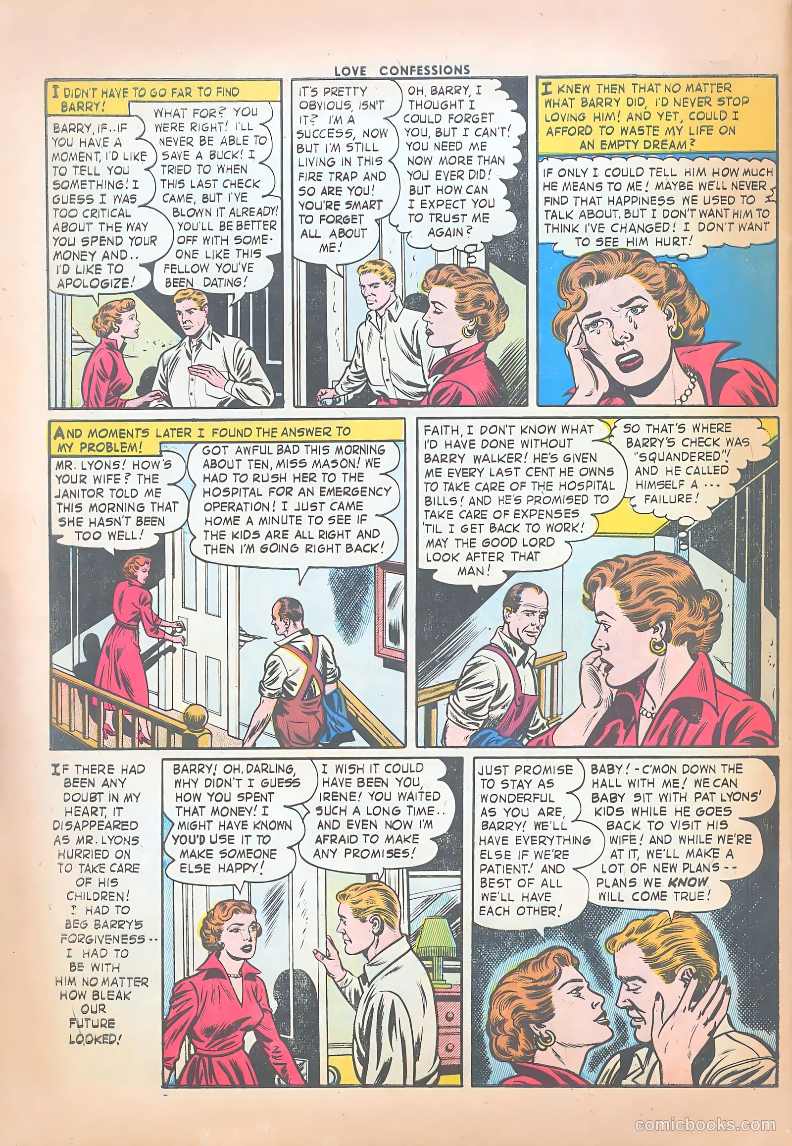 Love Confessions #51 (1956) — page 32 of 36