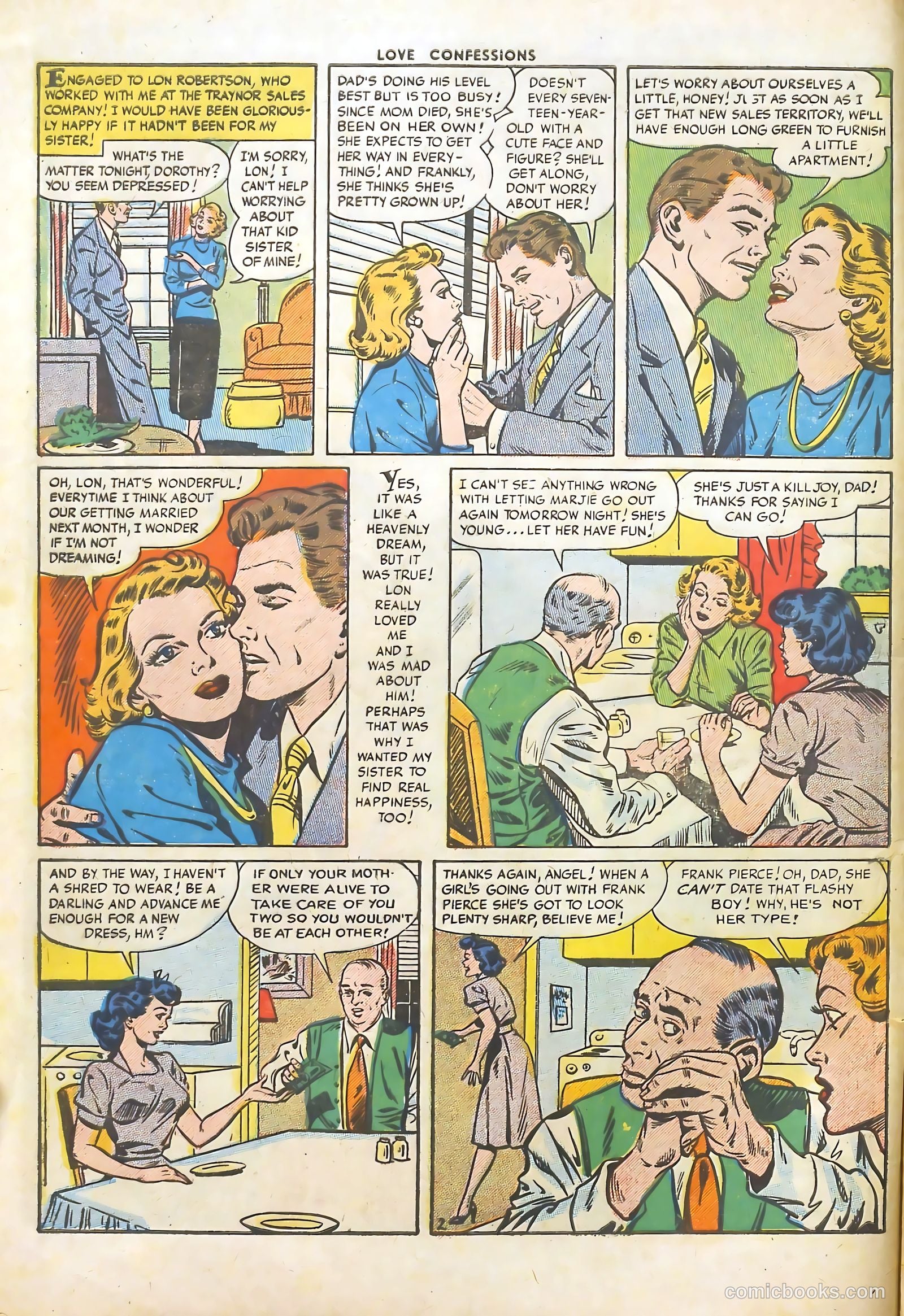 Love Confessions #52 (1956) — page 4 of 36