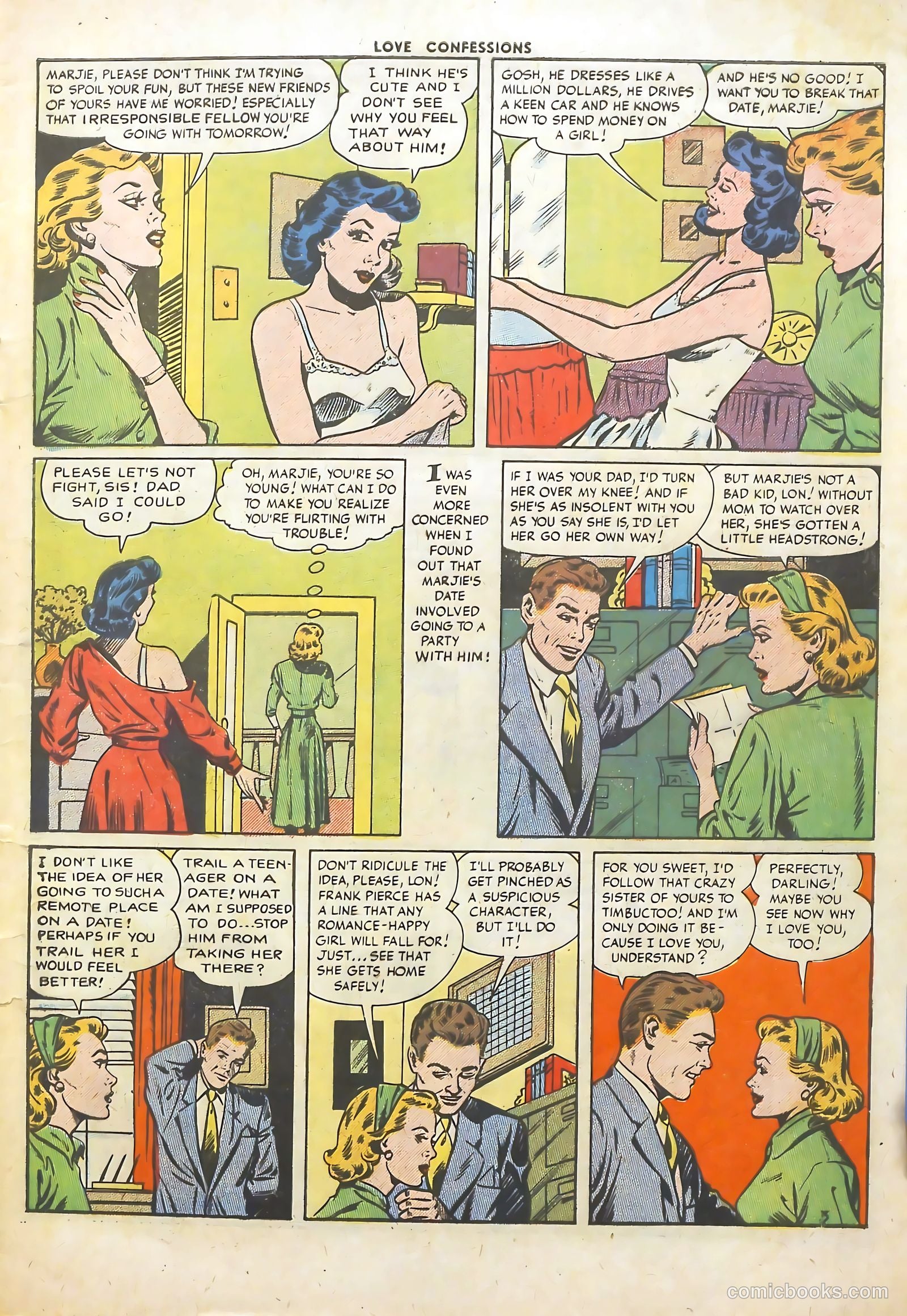 Love Confessions #52 (1956) — page 5 of 36