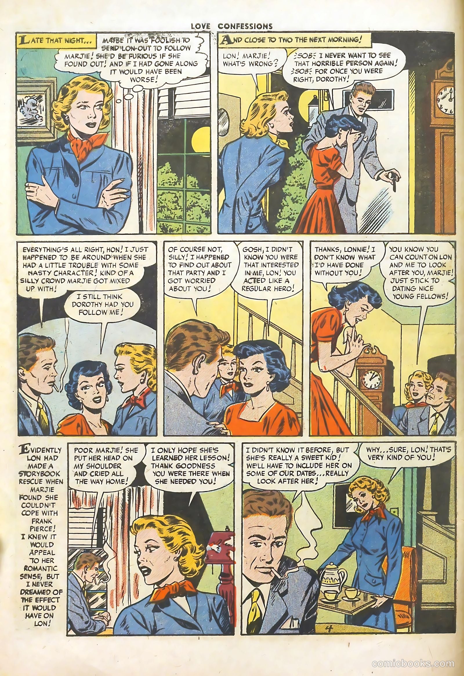 Love Confessions #52 (1956) — page 6 of 36