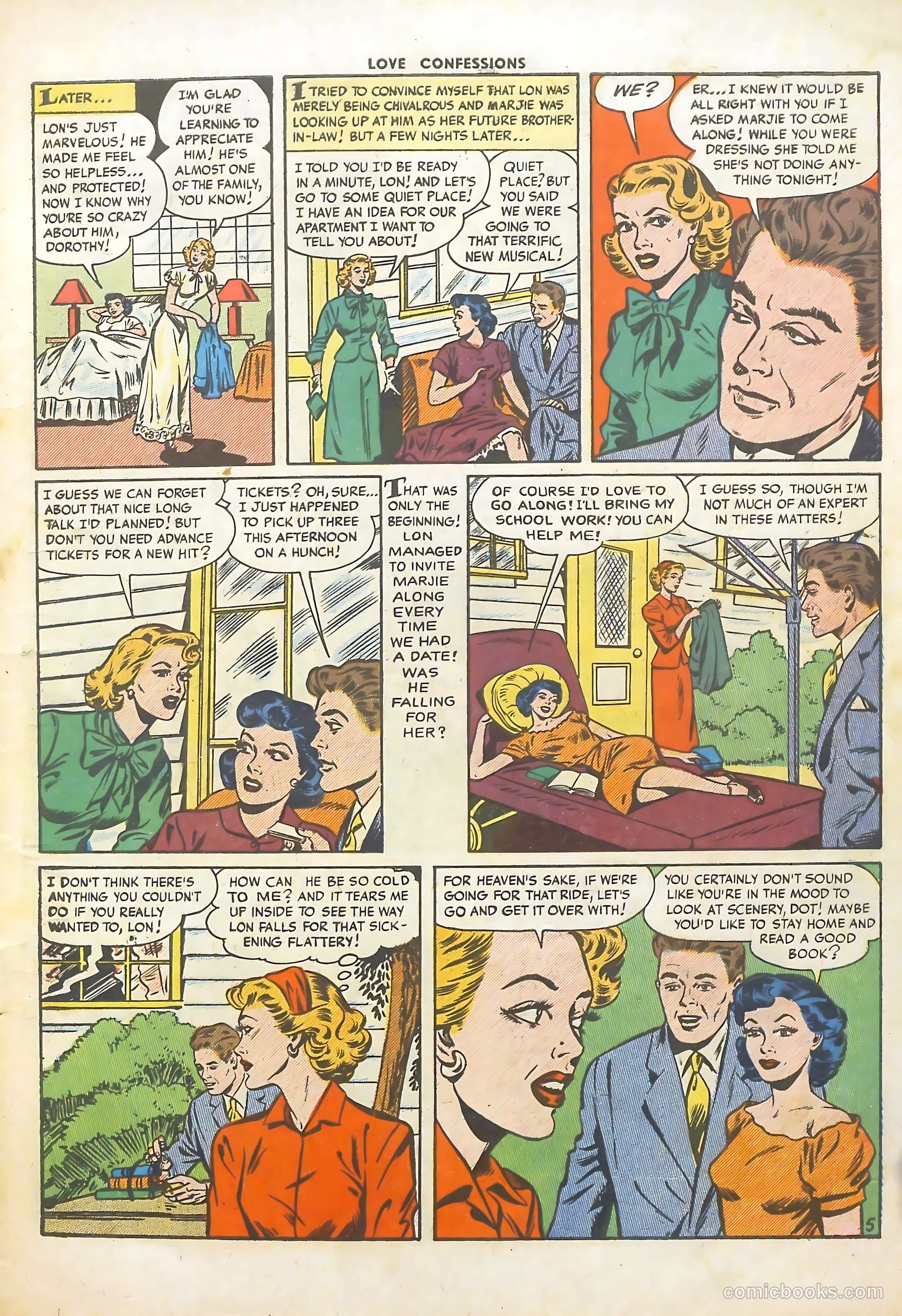 Love Confessions #52 (1956) — page 7 of 36