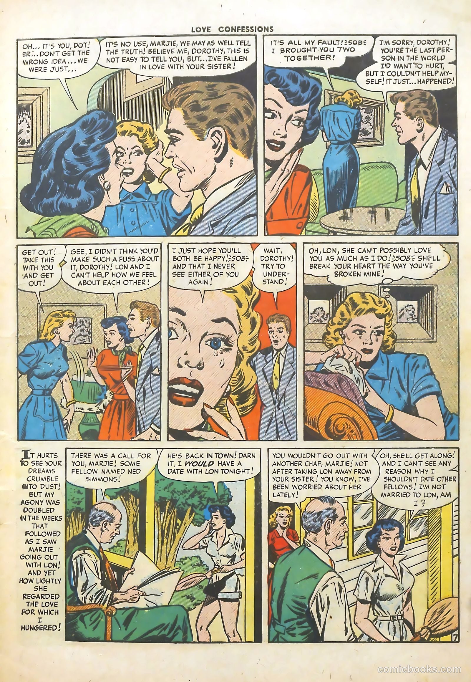 Love Confessions #52 (1956) — page 9 of 36