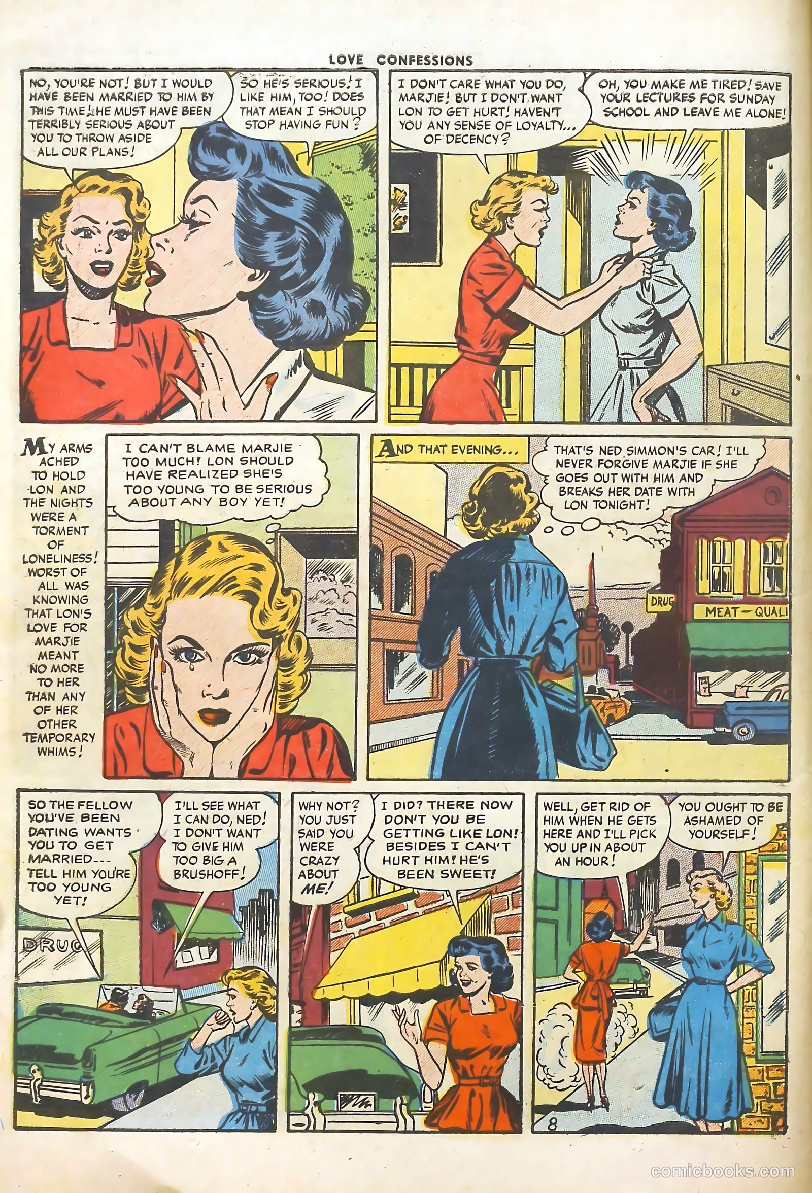 Love Confessions #52 (1956) — page 10 of 36