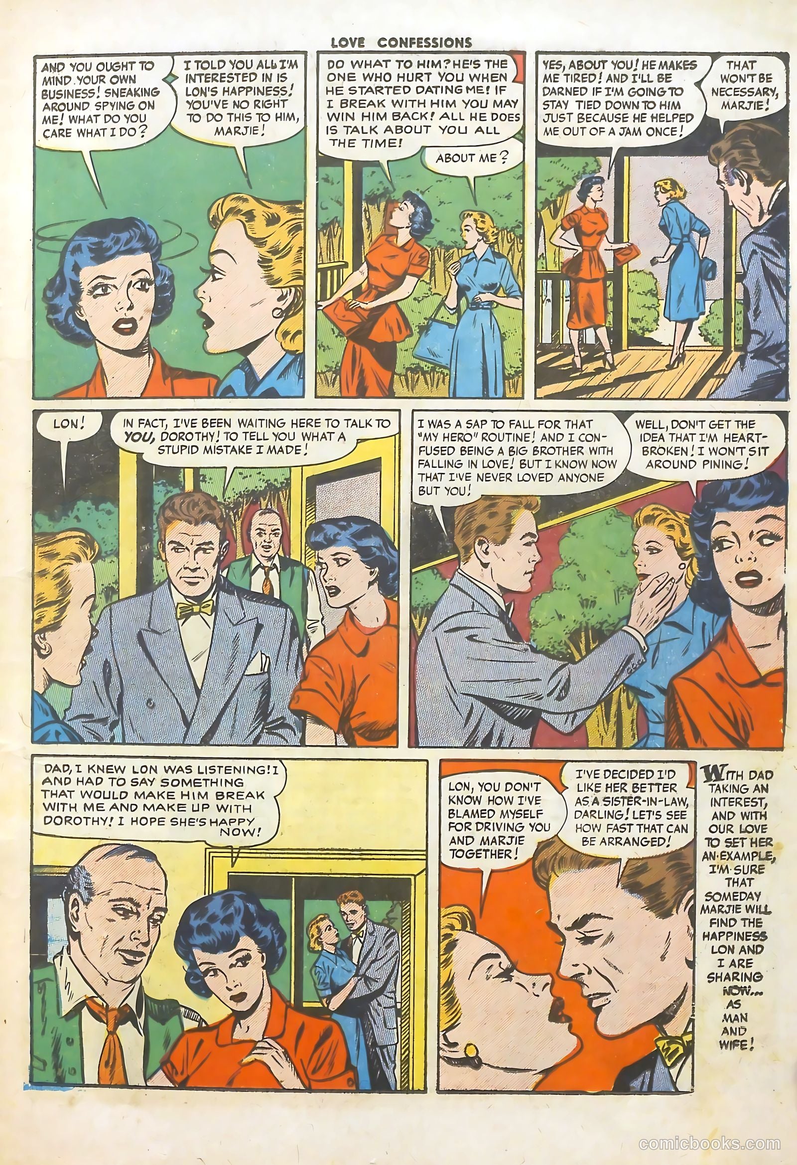 Love Confessions #52 (1956) — page 11 of 36